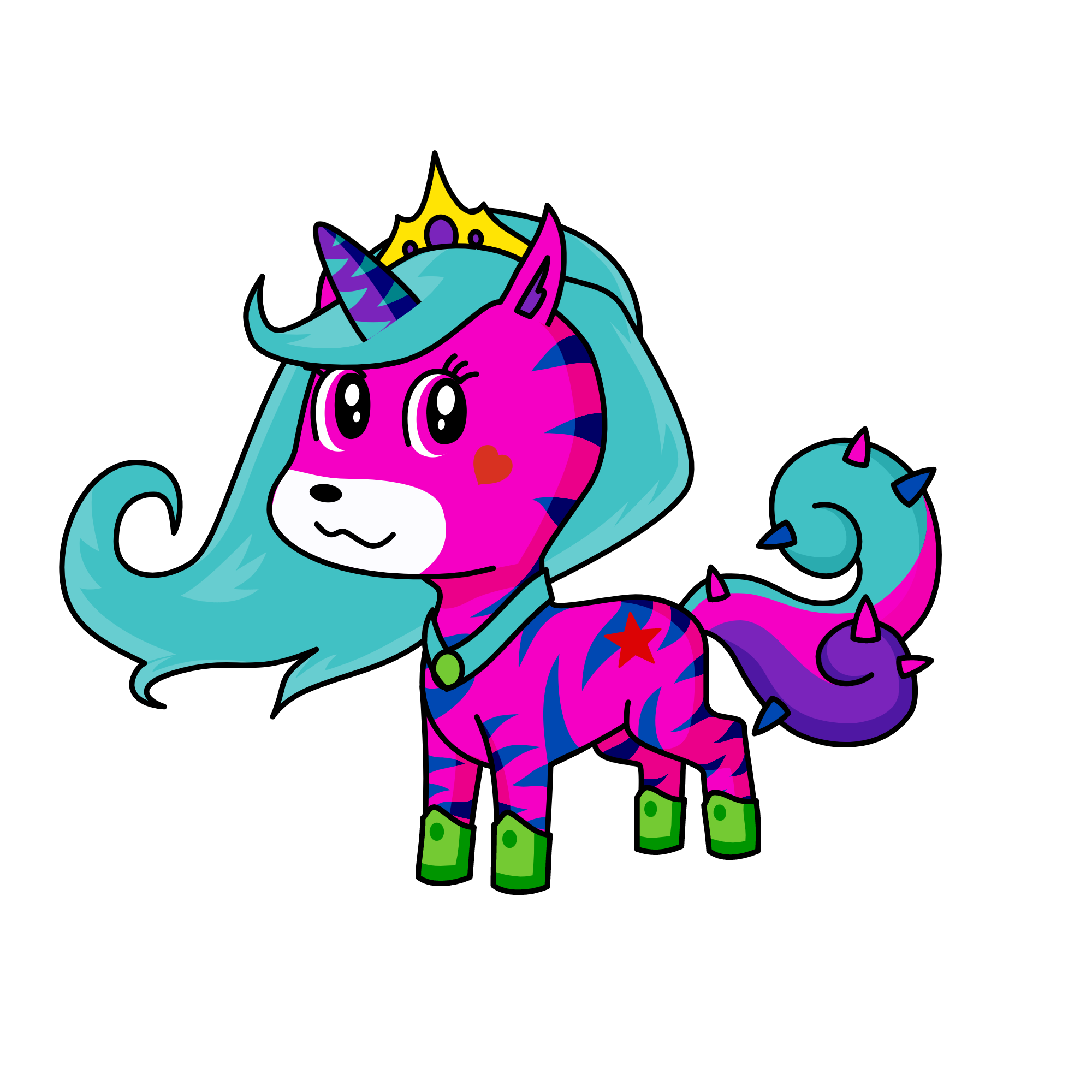 Beauty, the unicorn