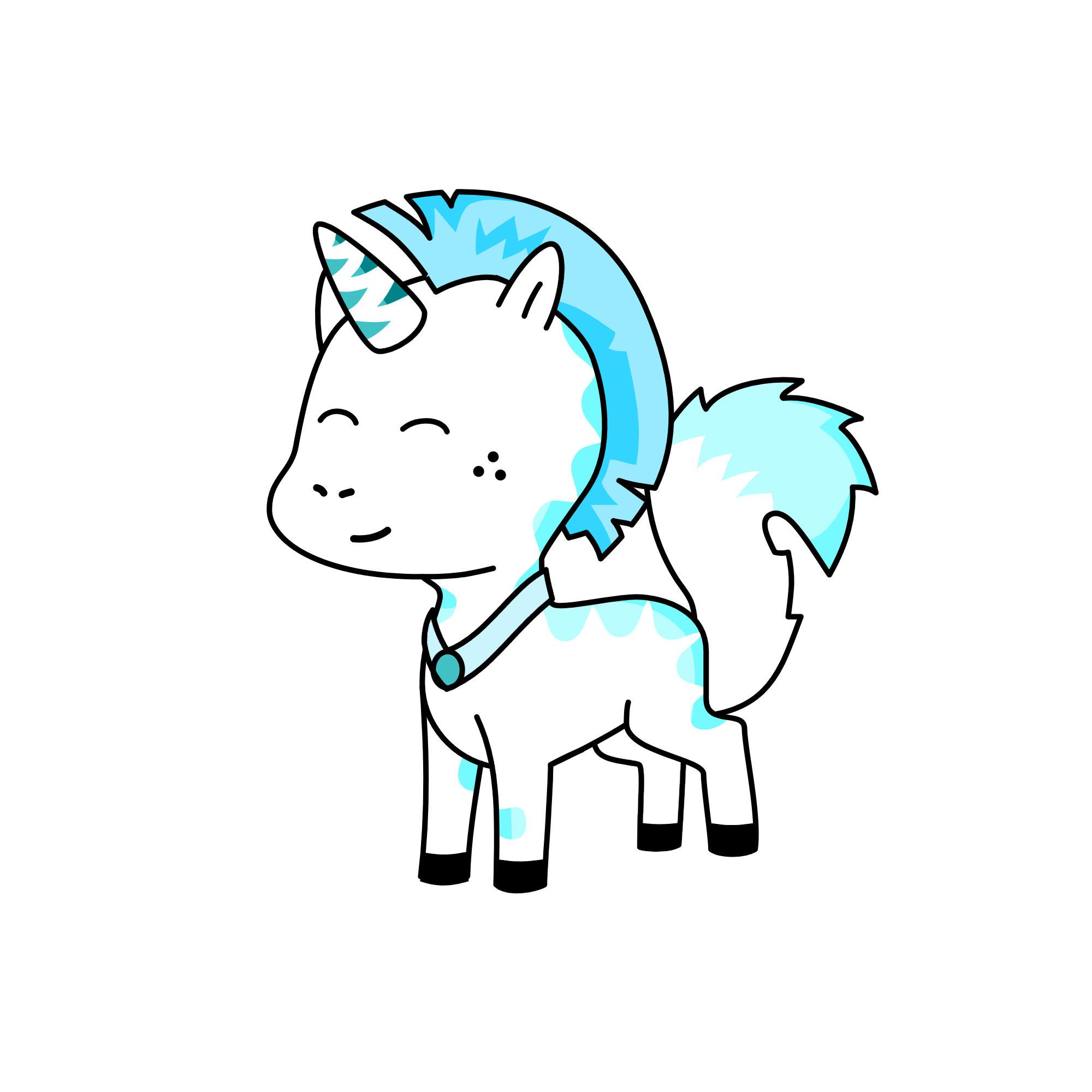 Spike, the unicorn