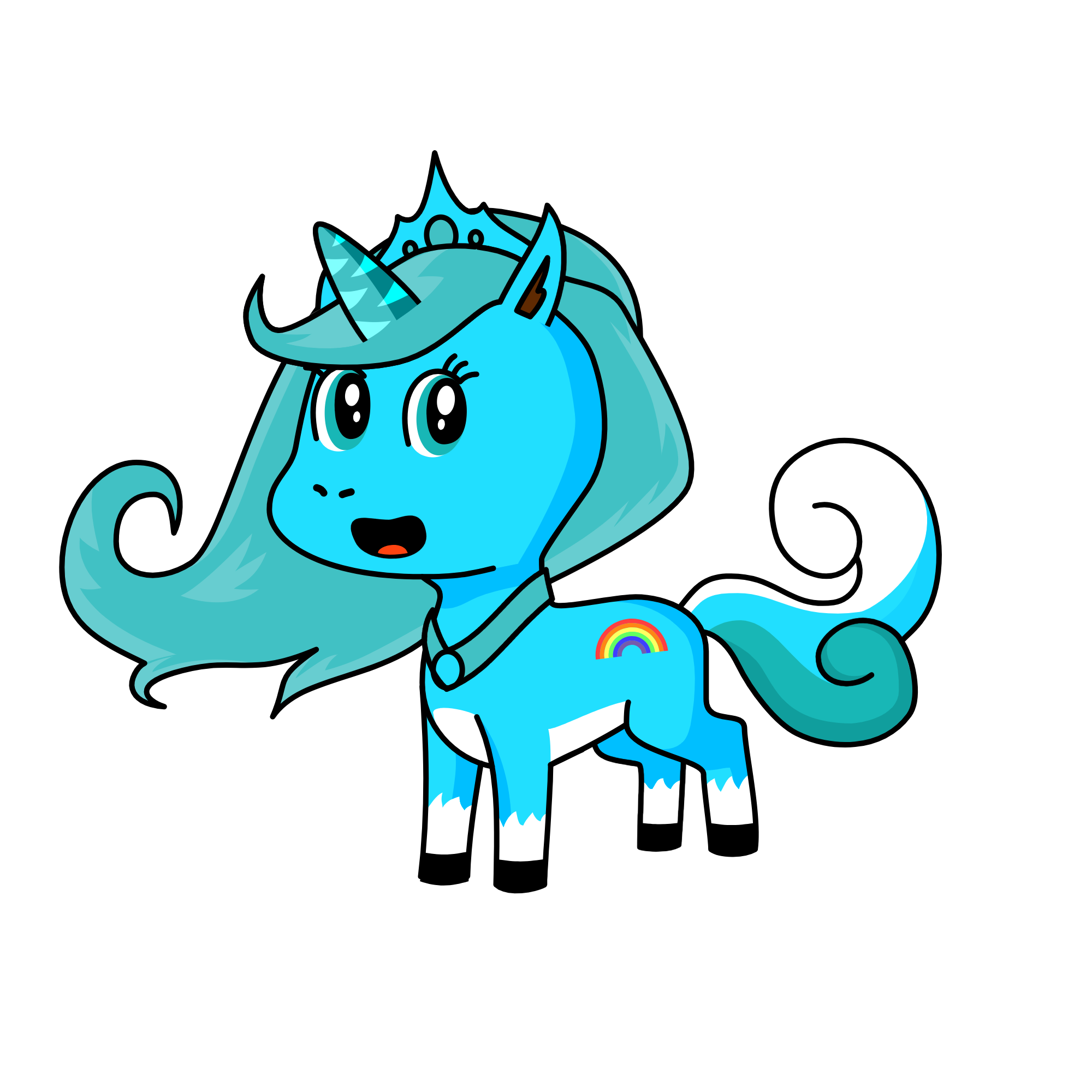 Snow Queen, the unicorn