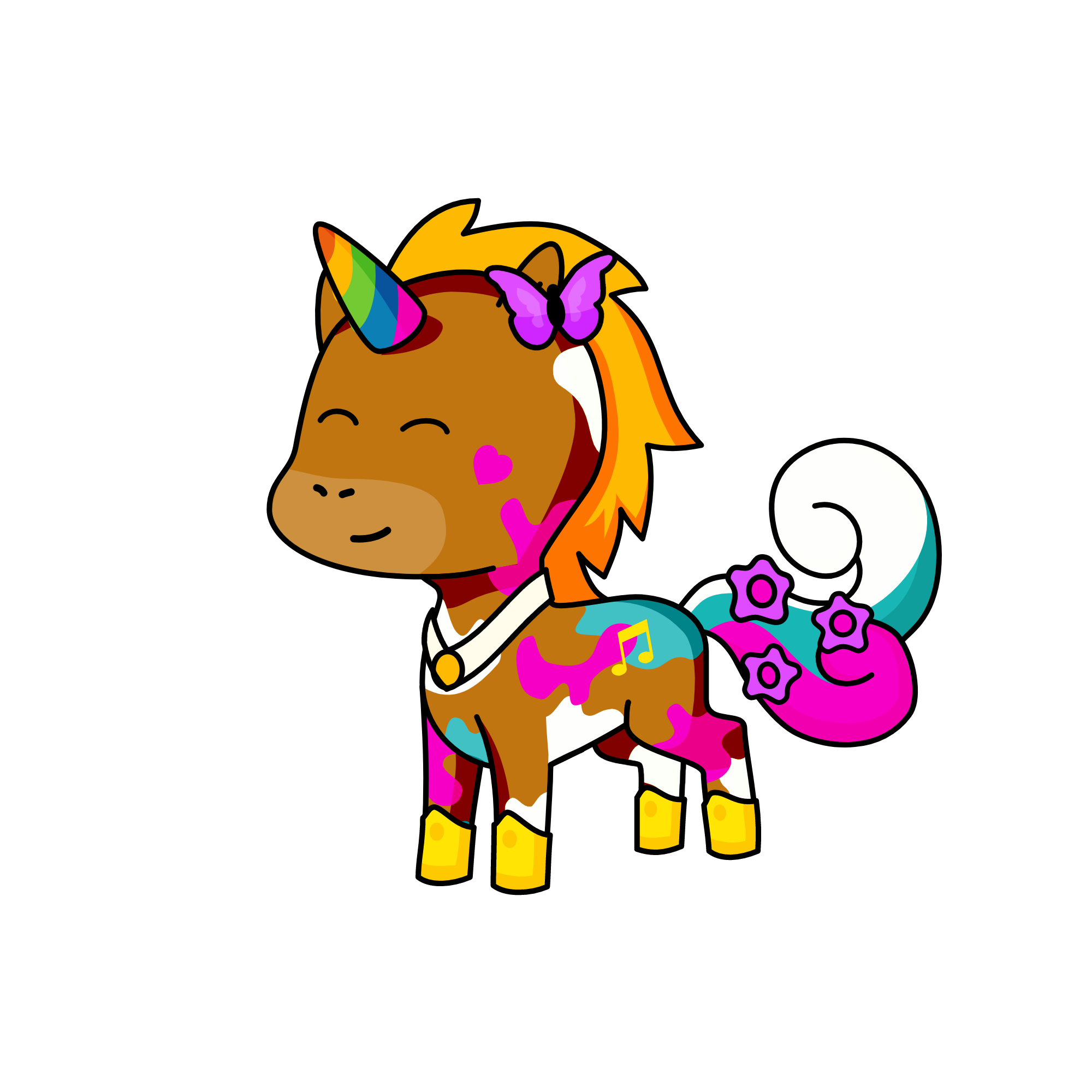Lucky, the unicorn