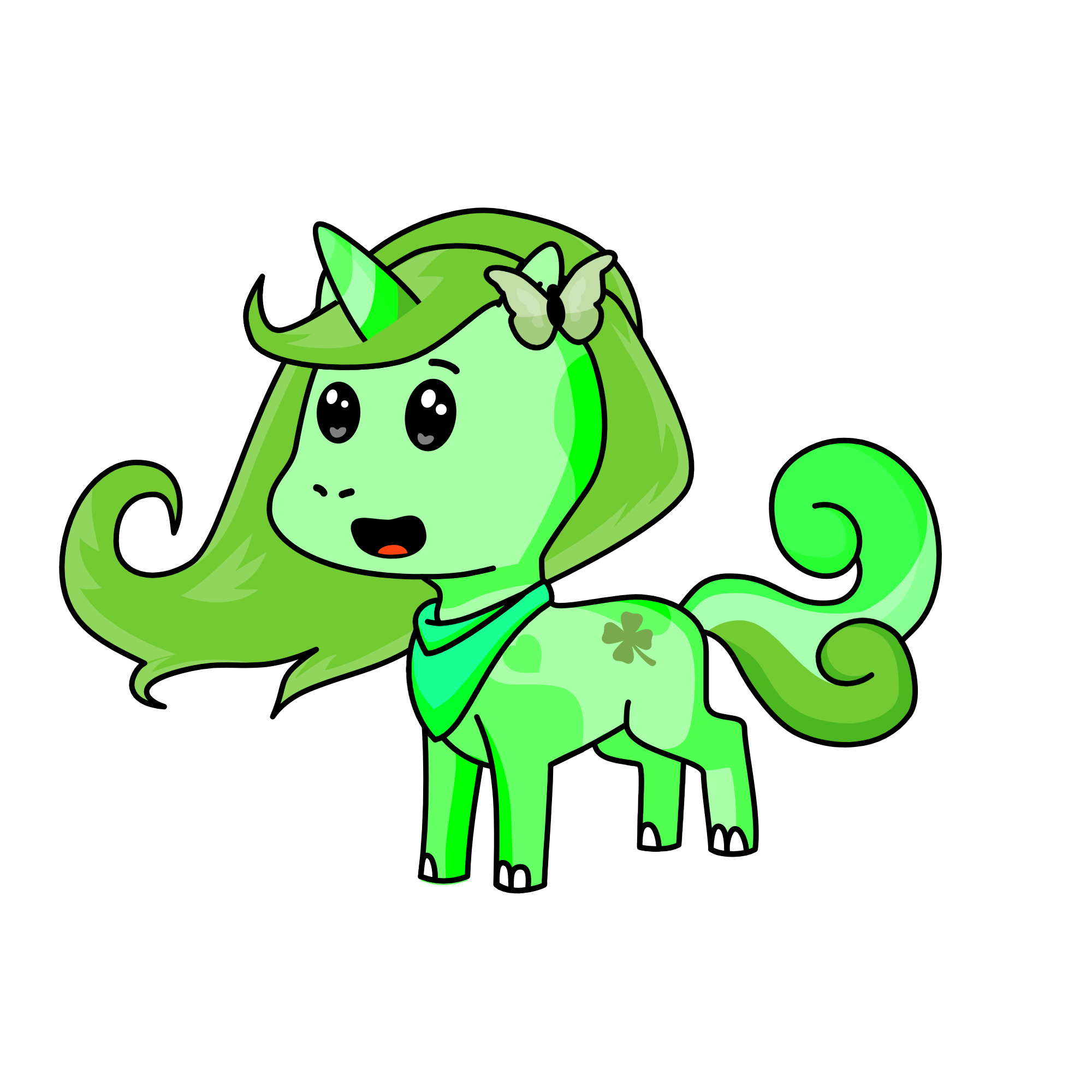 Jade, the unicorn