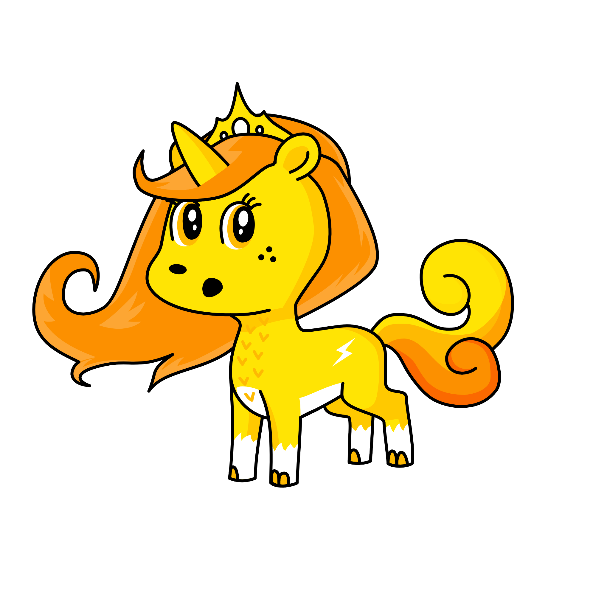 Princess Sunlight, the unicorn