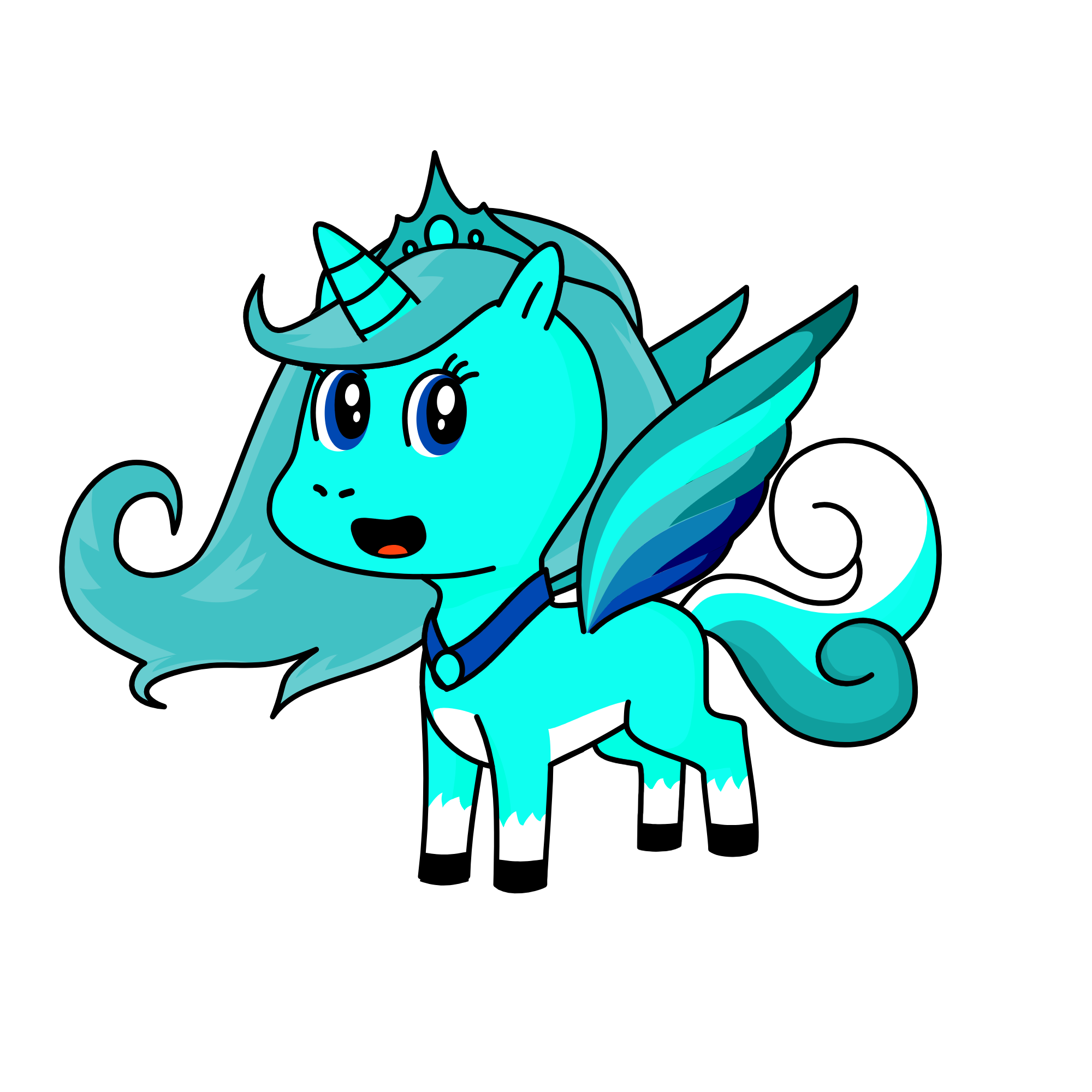 Winter, the unicorn