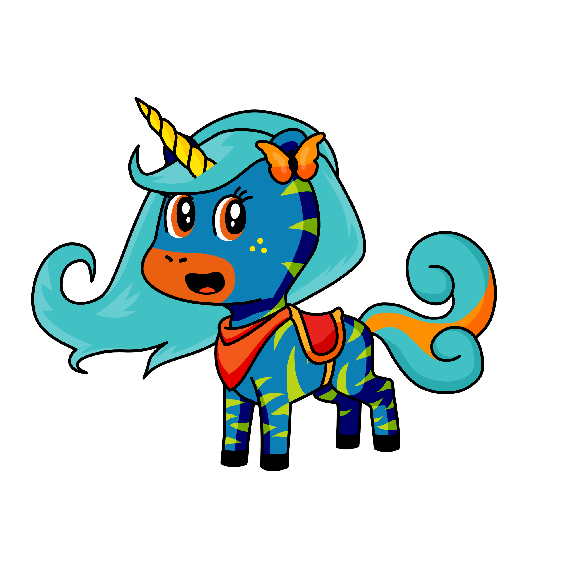 scrible, the unicorn