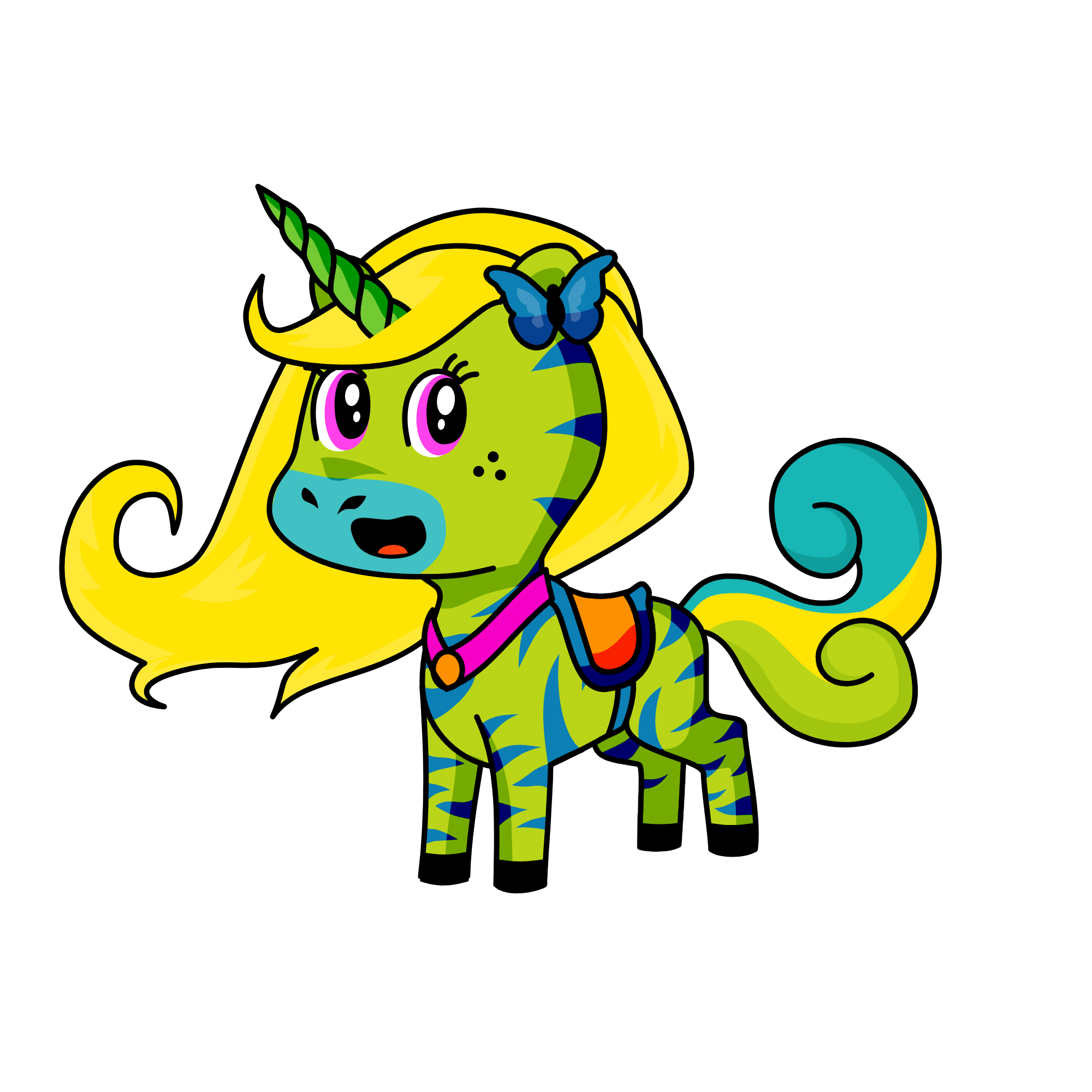 sketch [scribles sister], the unicorn