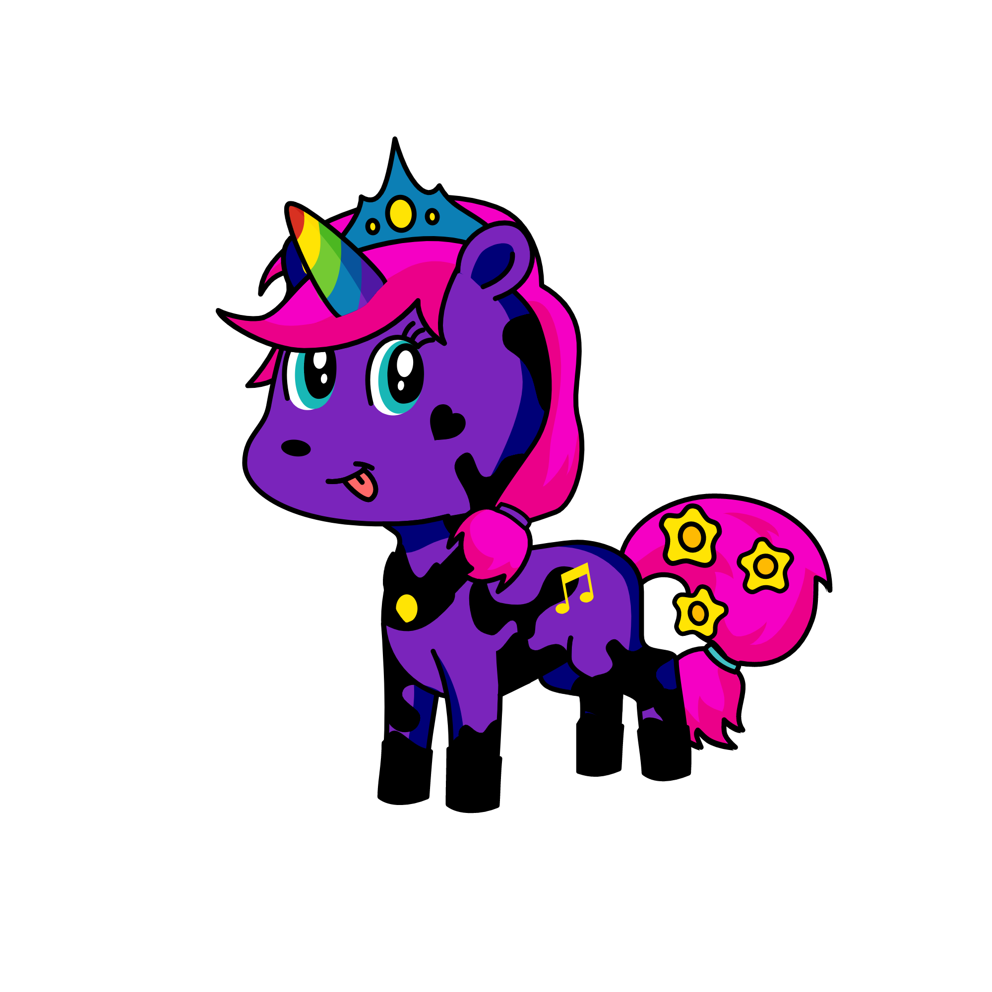 La tipa de gacha que se cre lejendaria solo por tener muchas cosas xdd, the unicorn