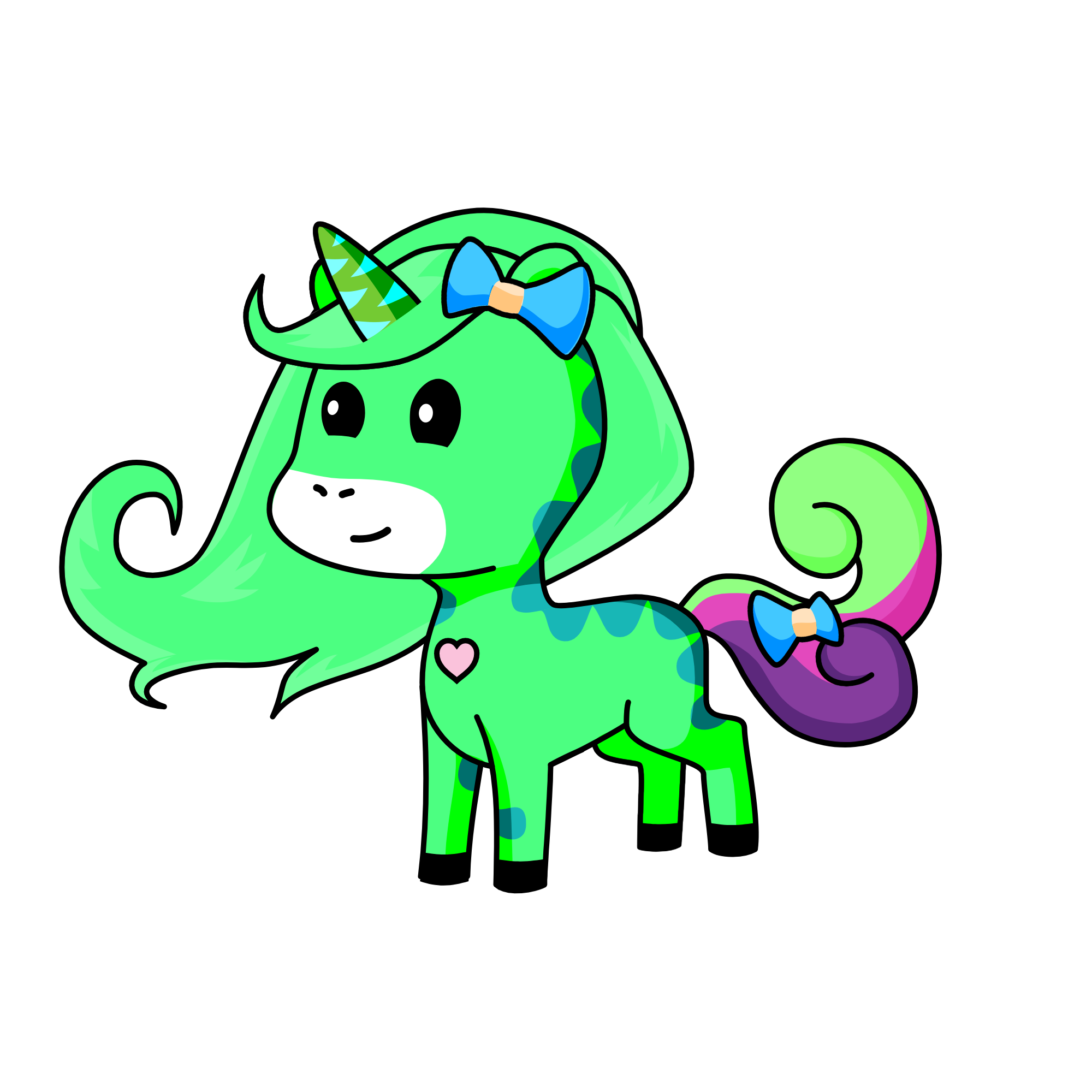 butt, the unicorn