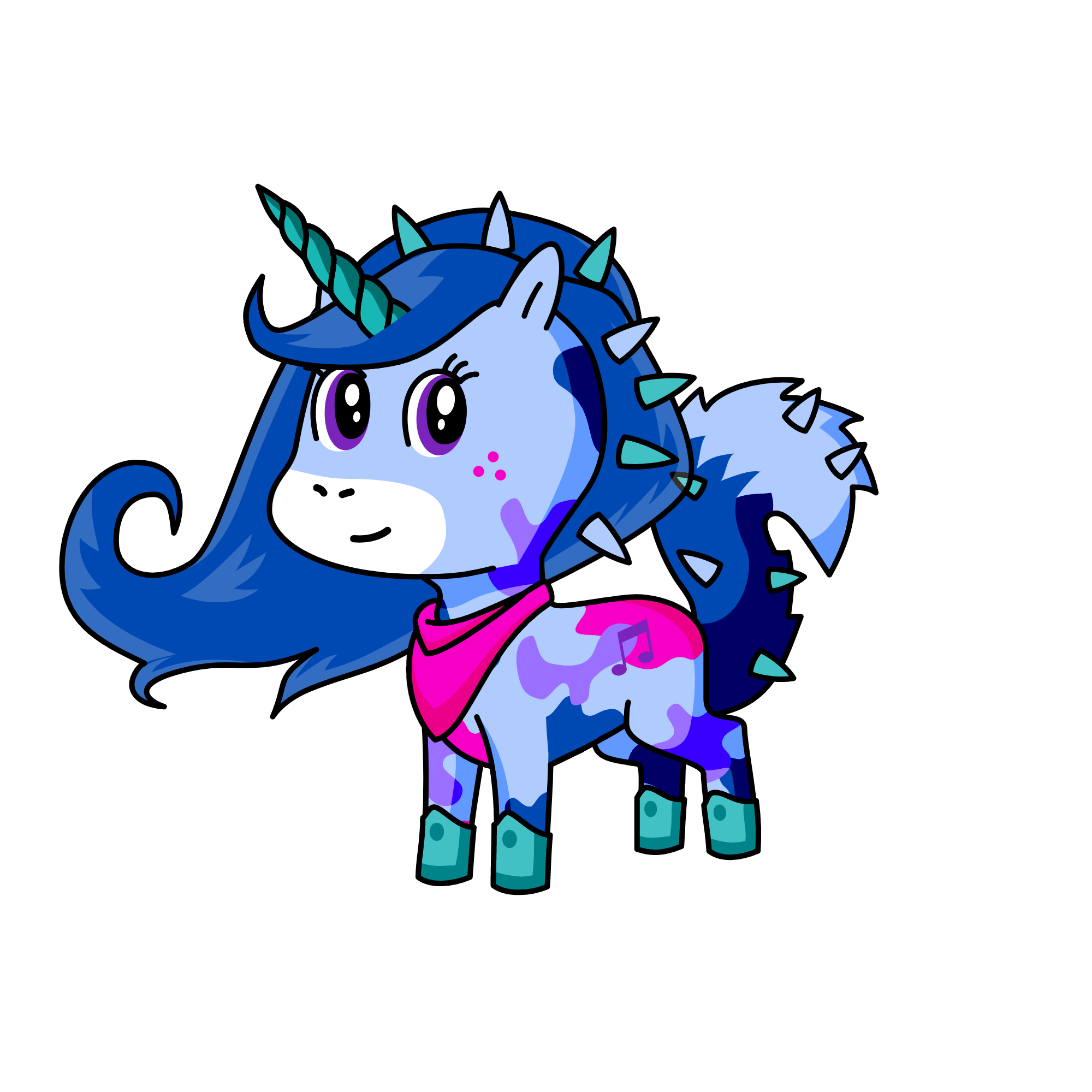 Mountian, the unicorn