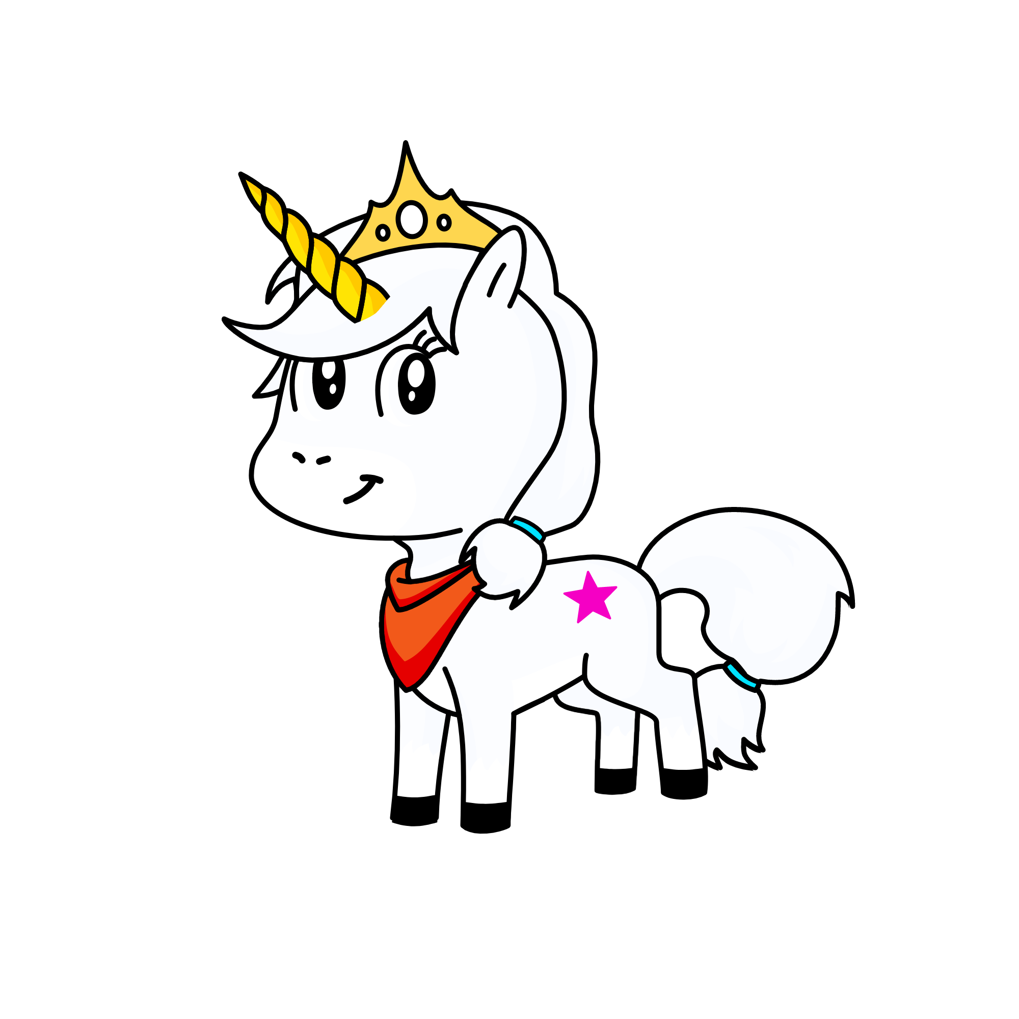 Isabelle Rainbow Snot, the unicorn