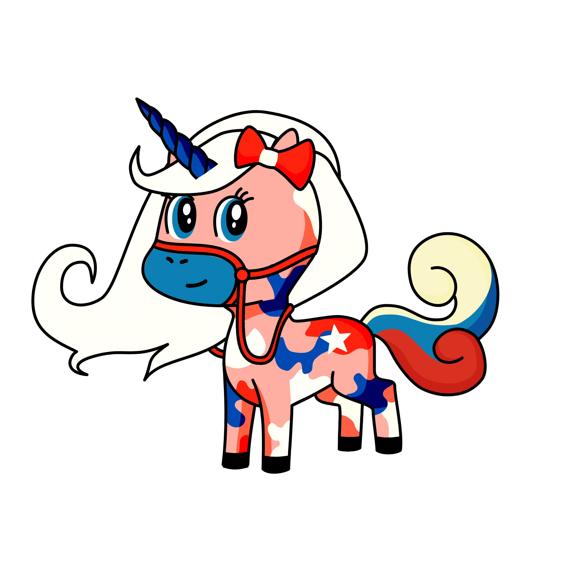 America, the unicorn