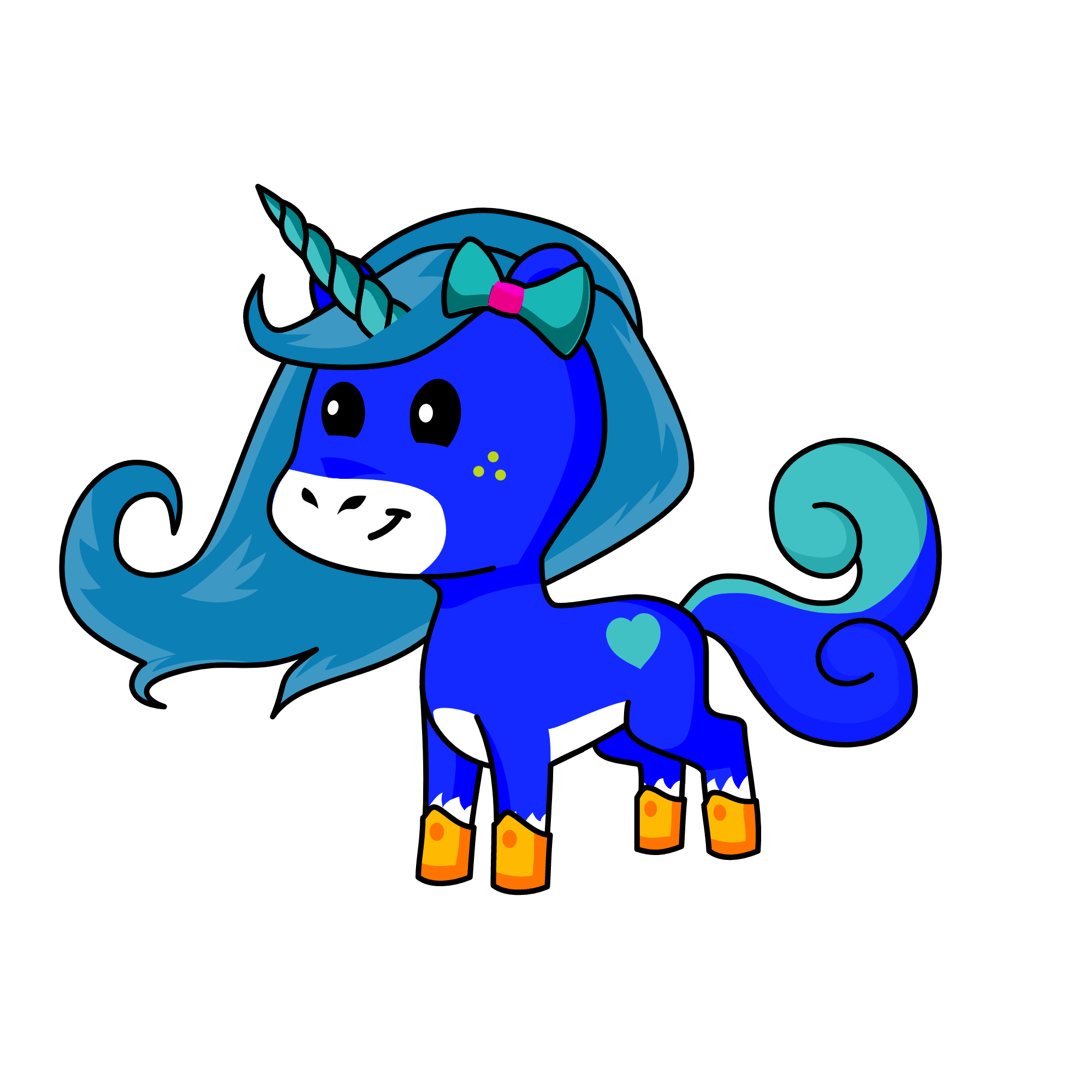 Winter, the unicorn