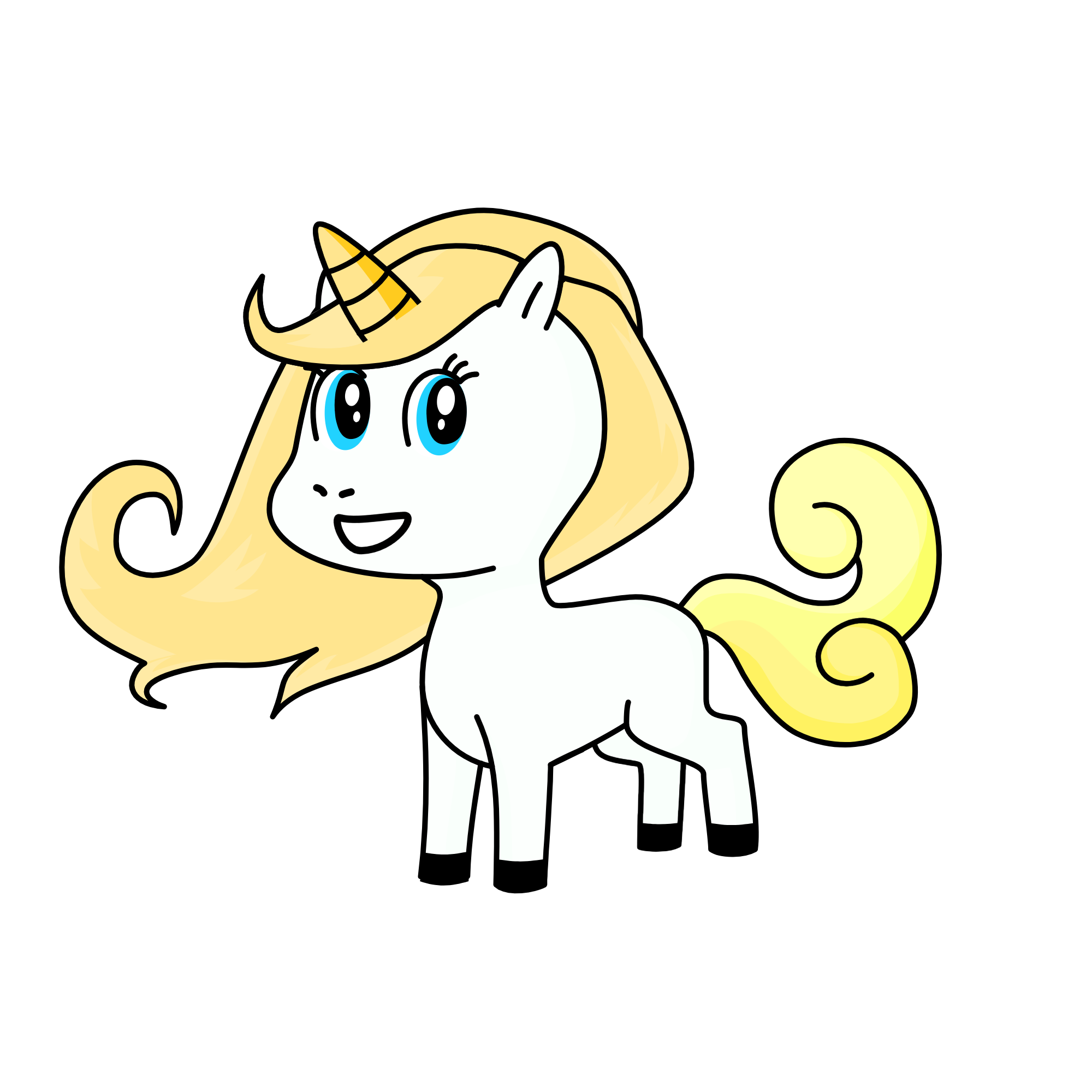 Sunburst, the unicorn