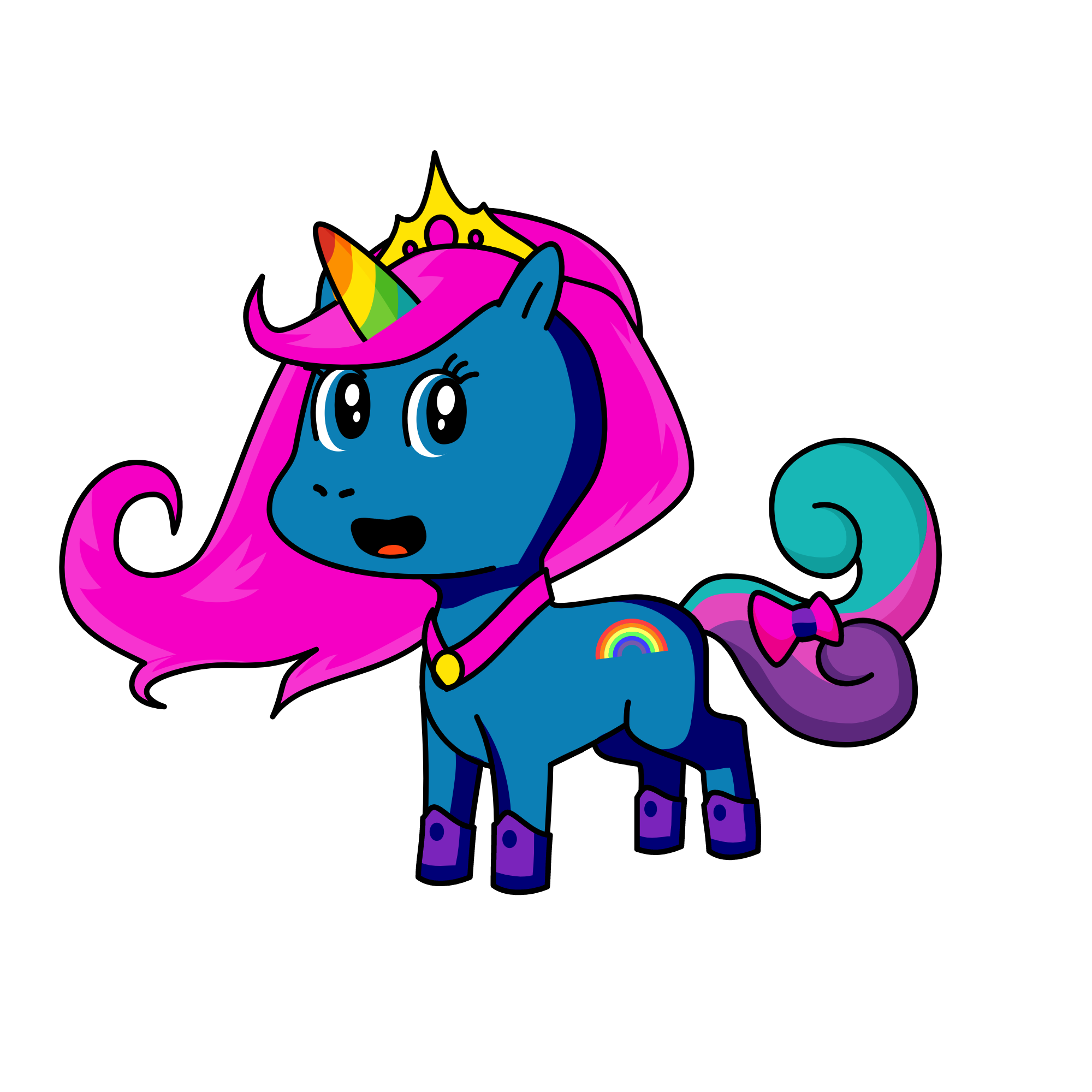 Fluffy, the unicorn