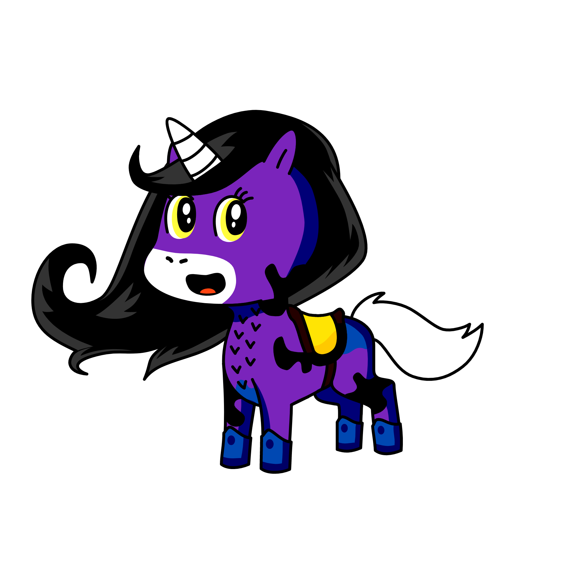 dark, the unicorn