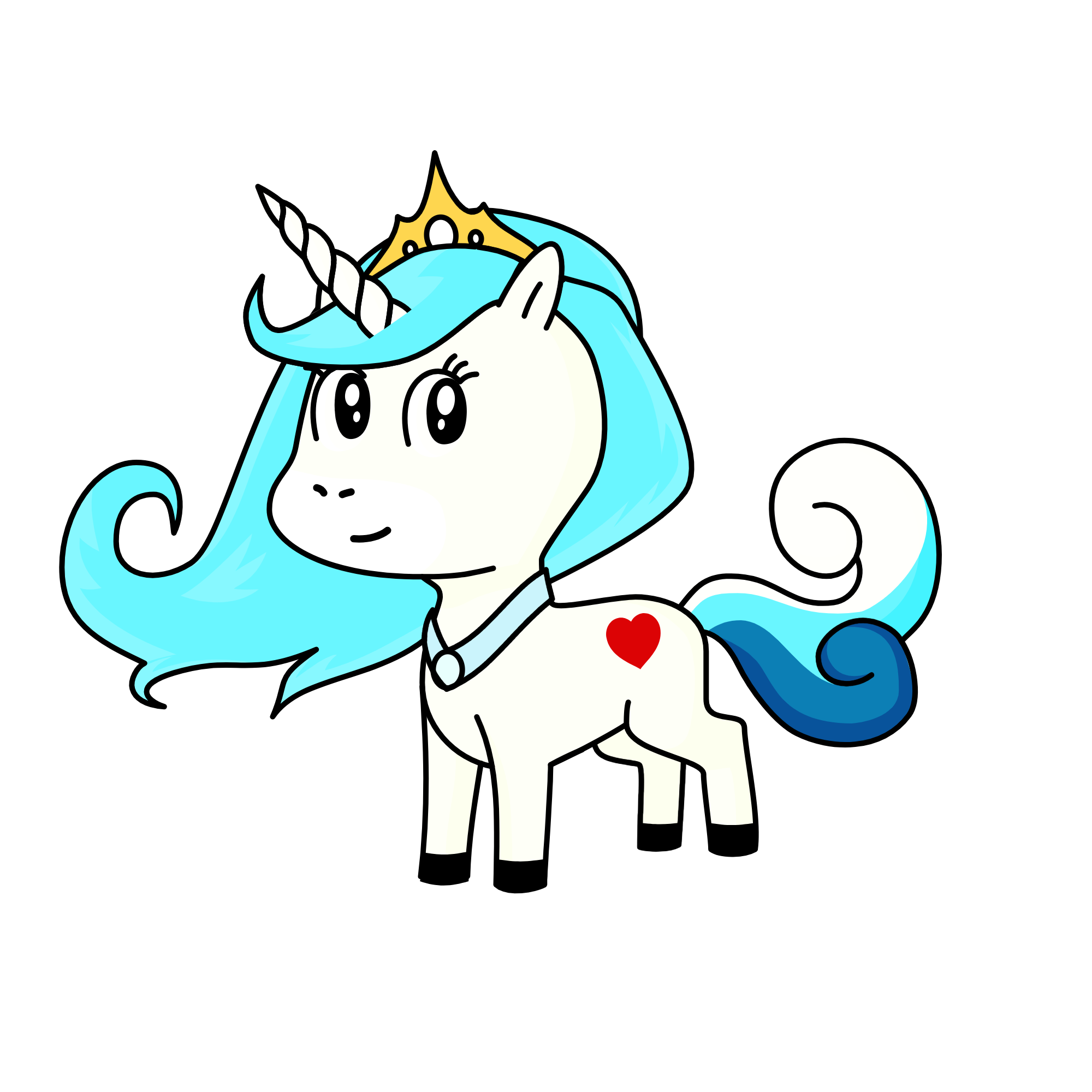 crystal, the unicorn