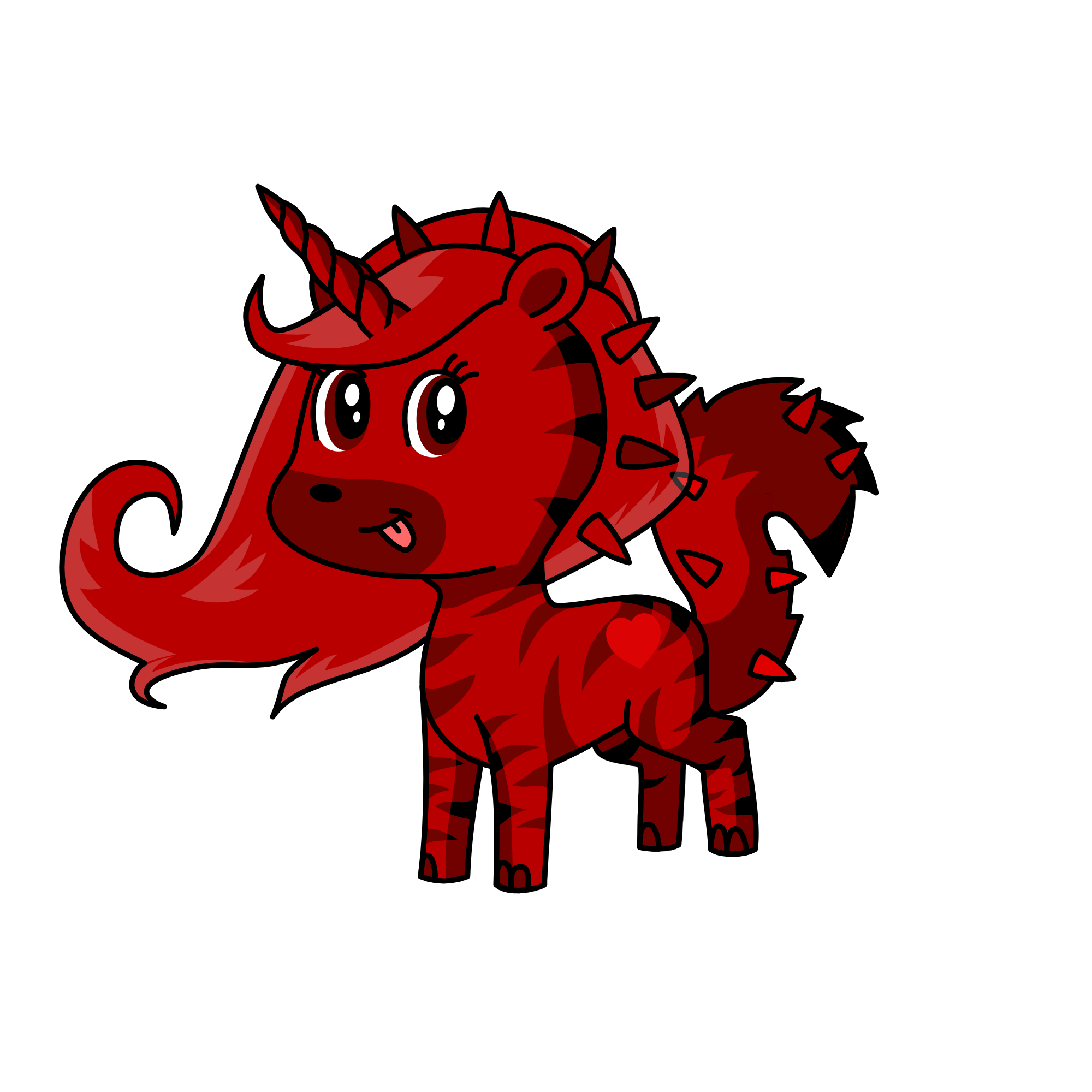 Vampir girl, the unicorn