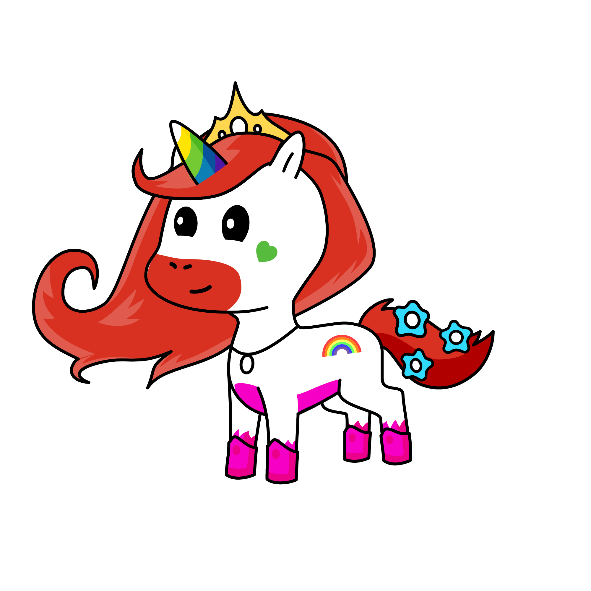 Rosy, the unicorn