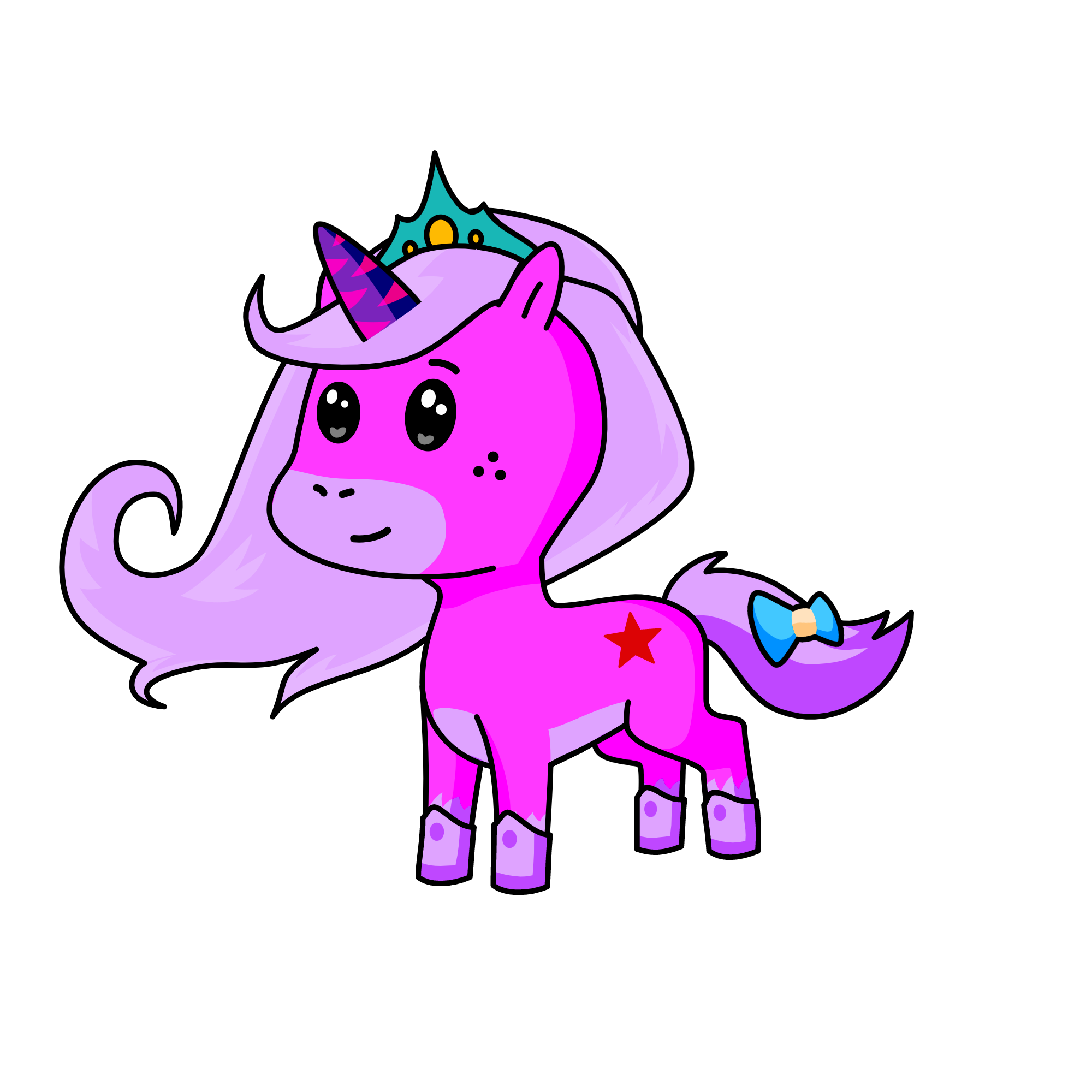 Sky, the unicorn