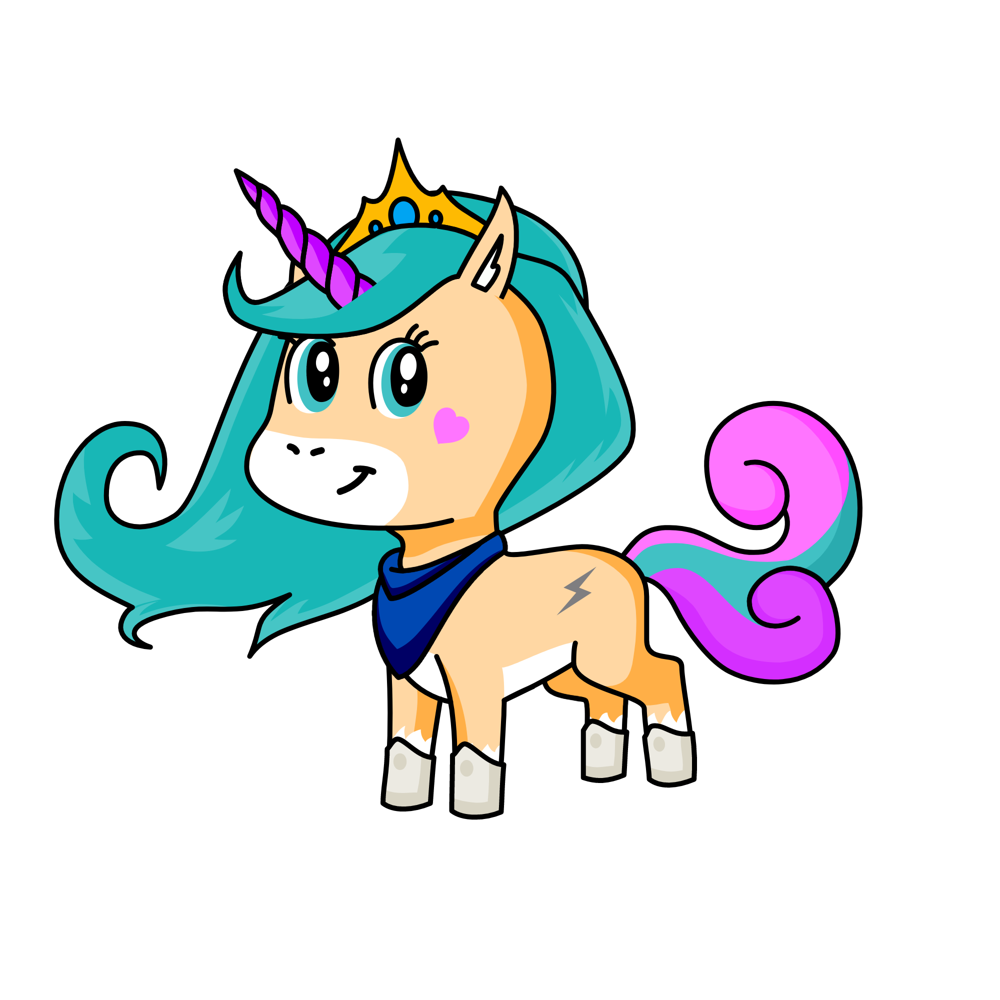 Luna, the unicorn