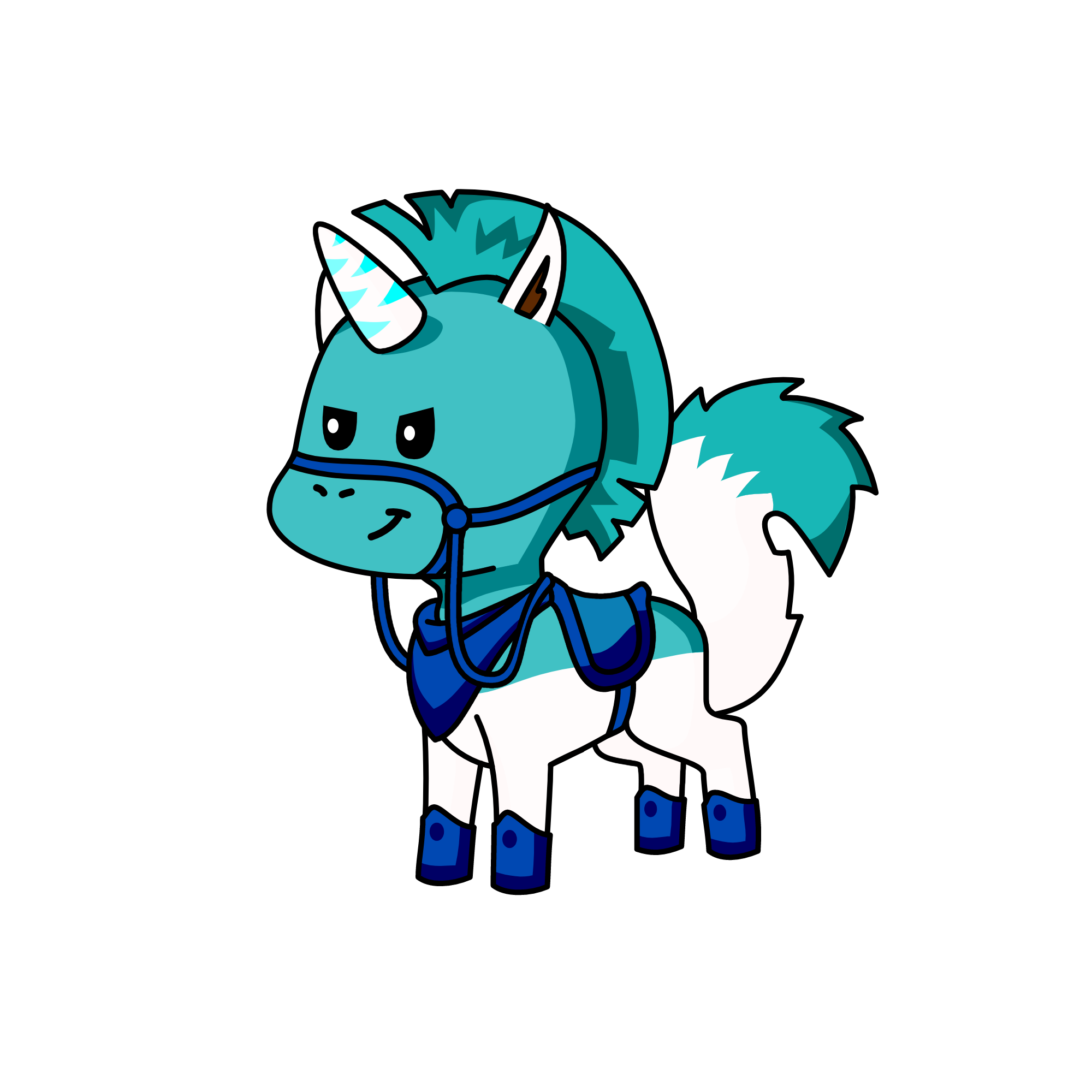 Winter, the unicorn