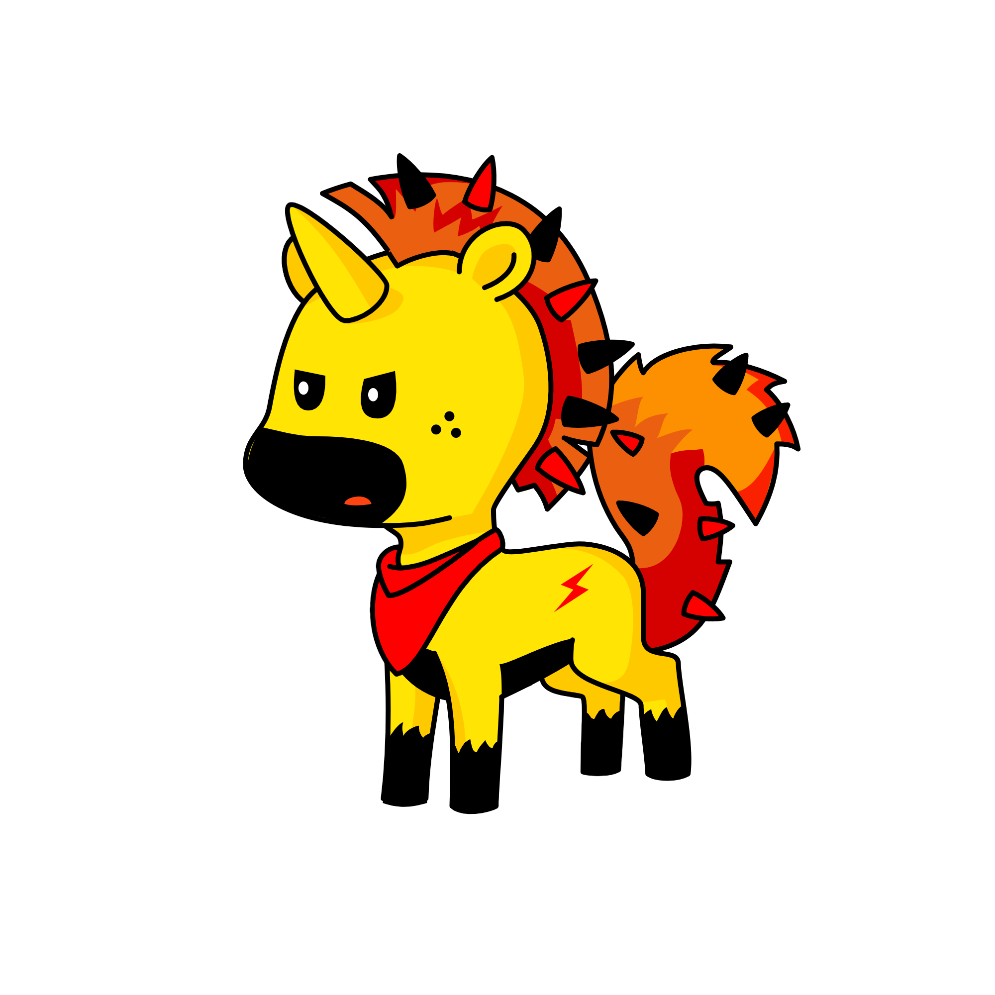 Rocker, the unicorn