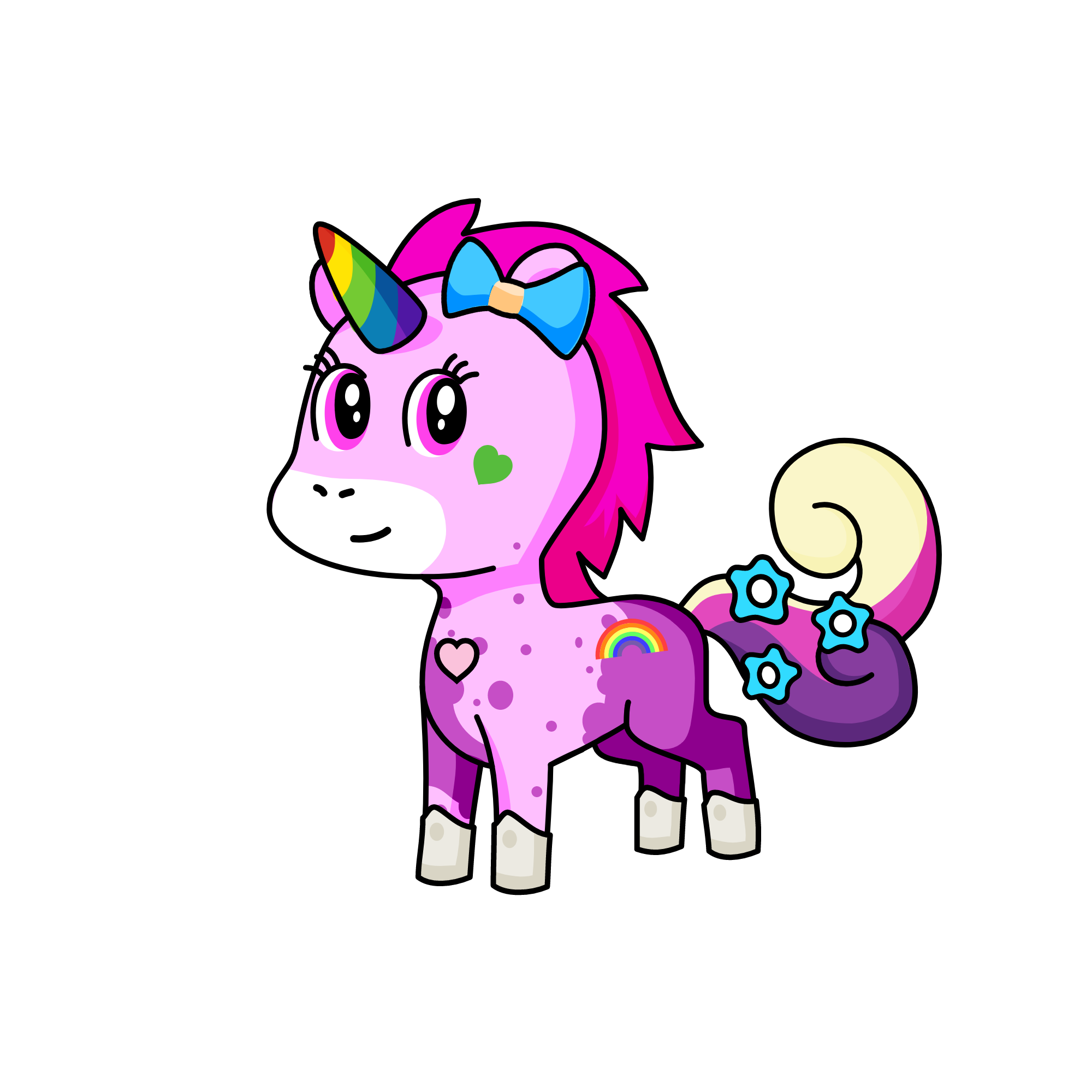 çilek, the unicorn