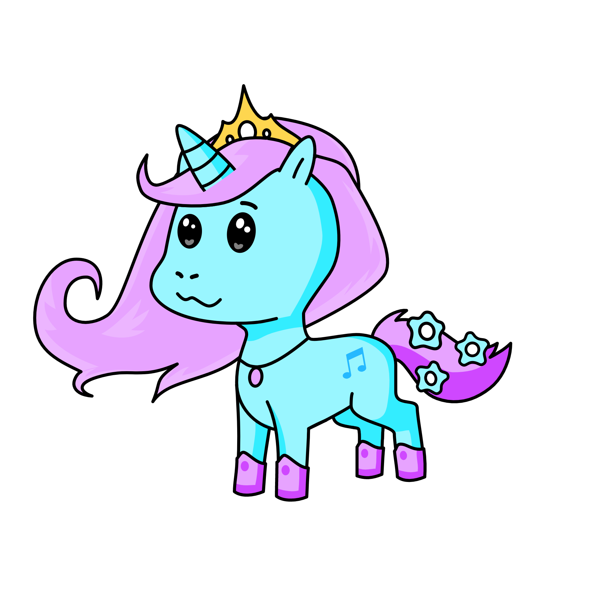 Glow, the unicorn