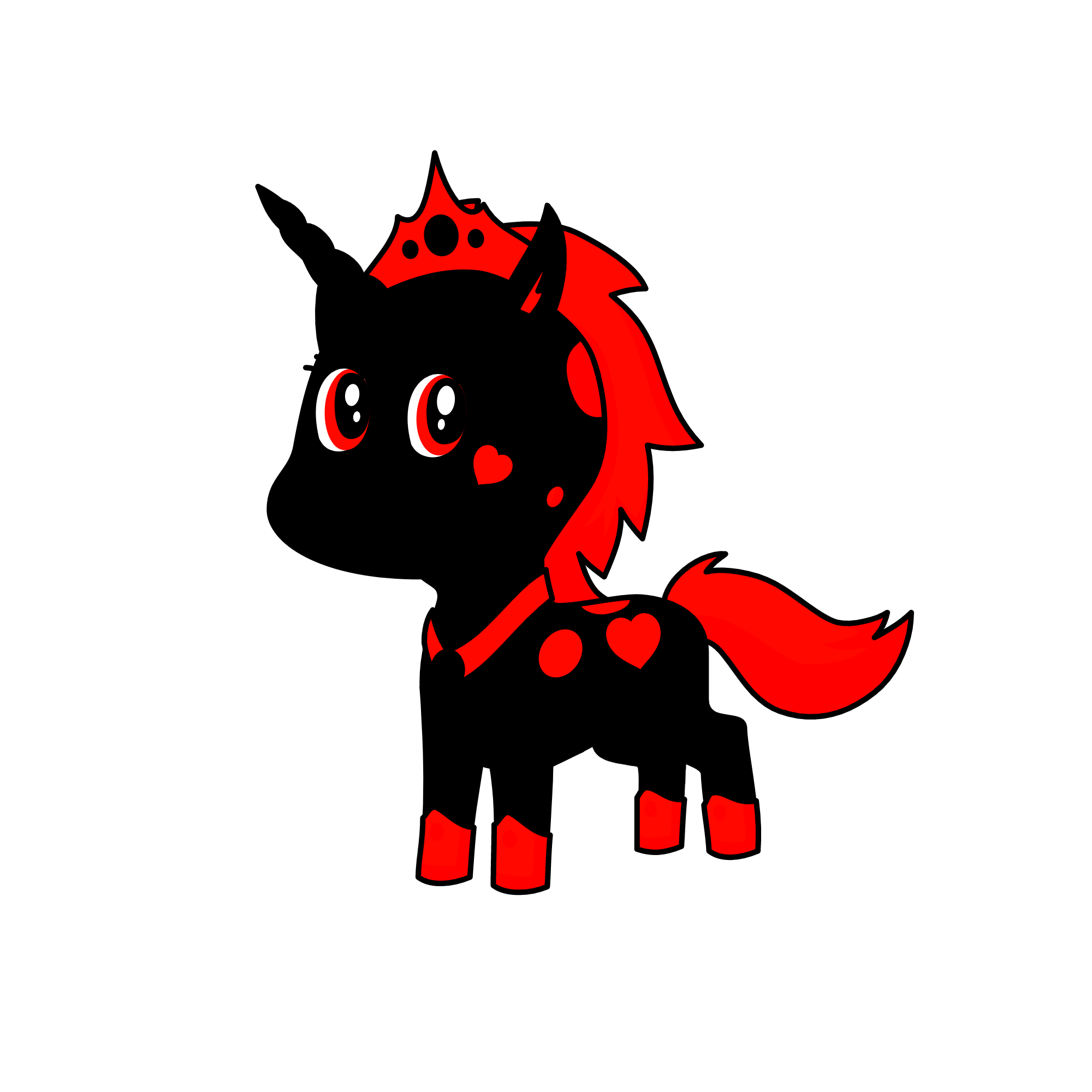 Evily Princess, the unicorn