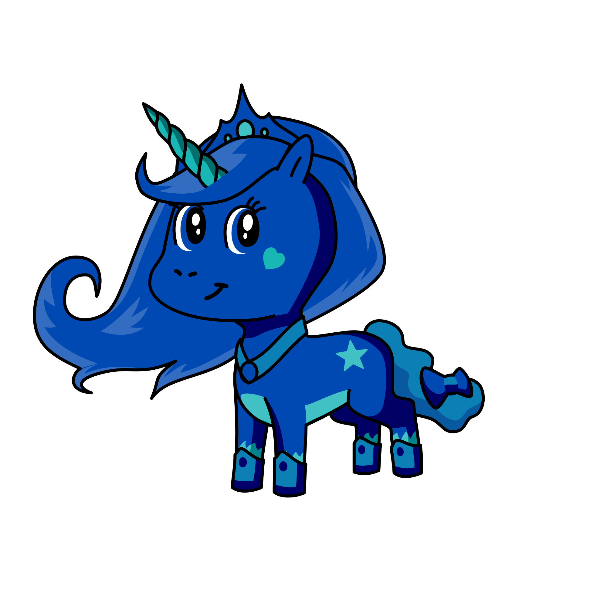 moona, the unicorn
