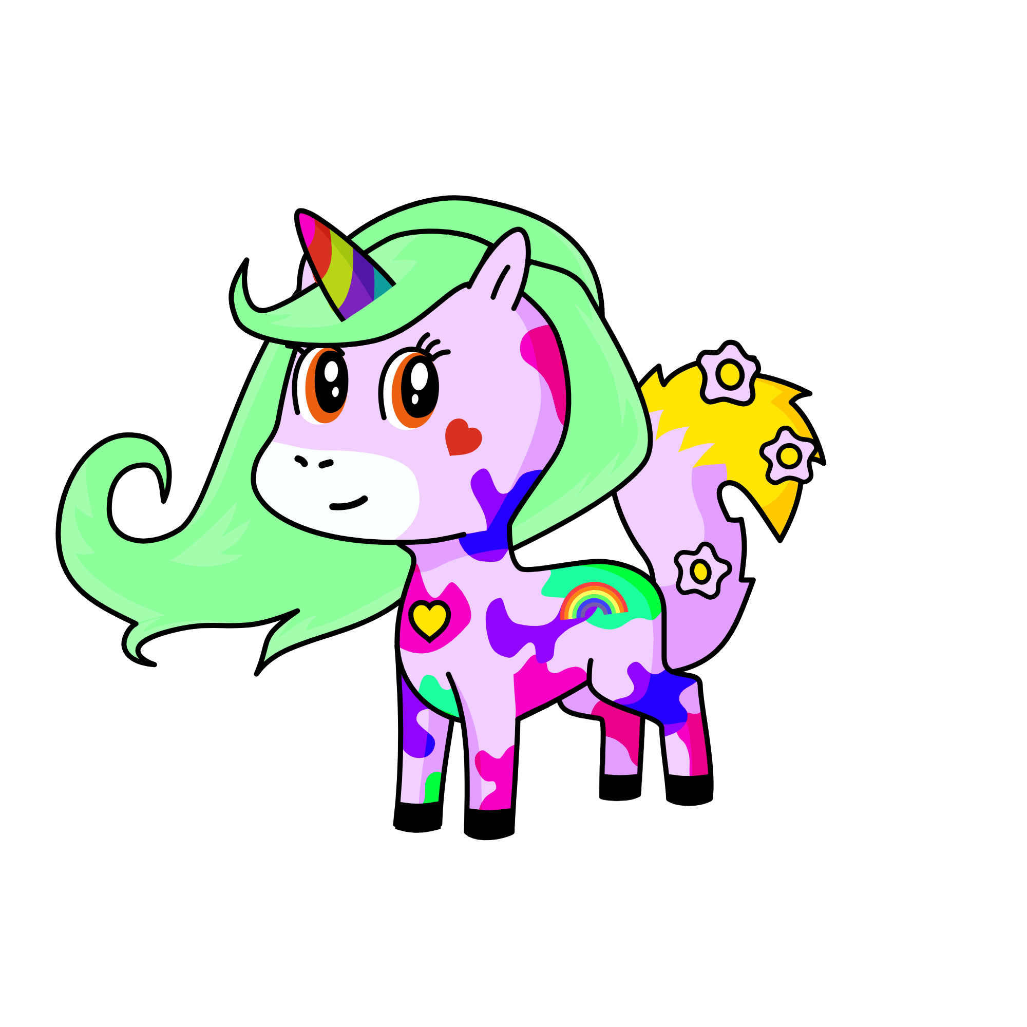 RAİNBOW DASH, the unicorn