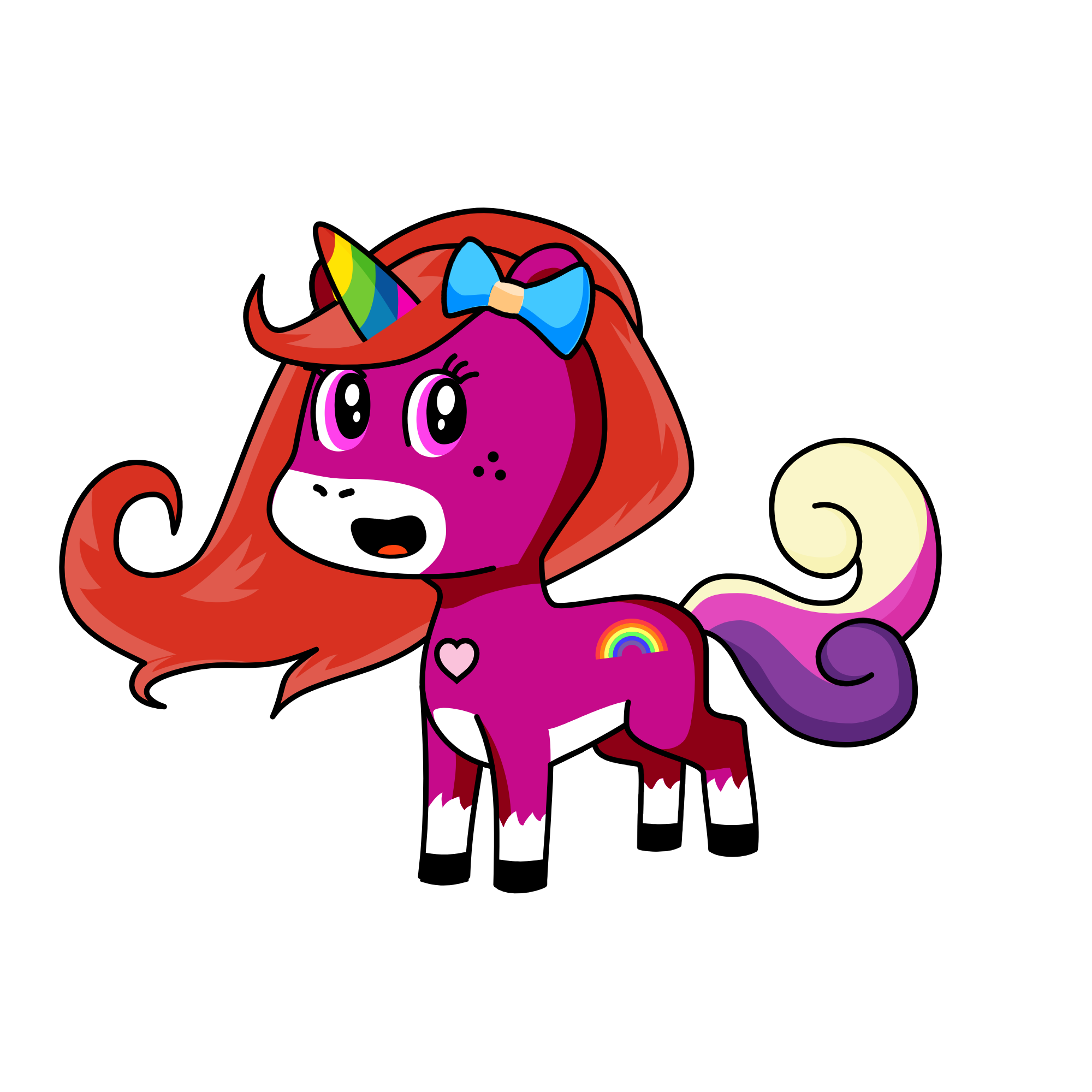 rainbowy, the unicorn