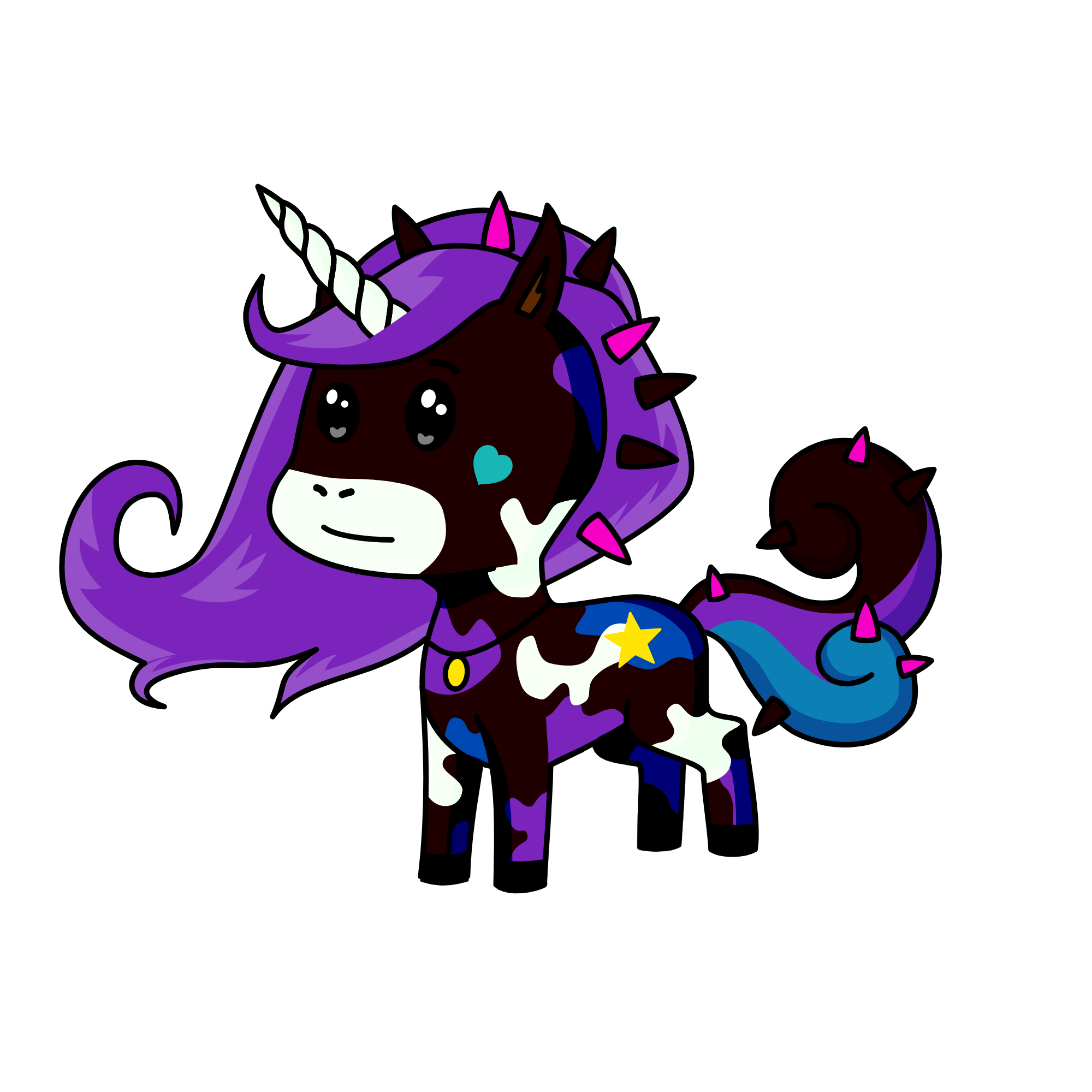 Lunar Moon, the unicorn