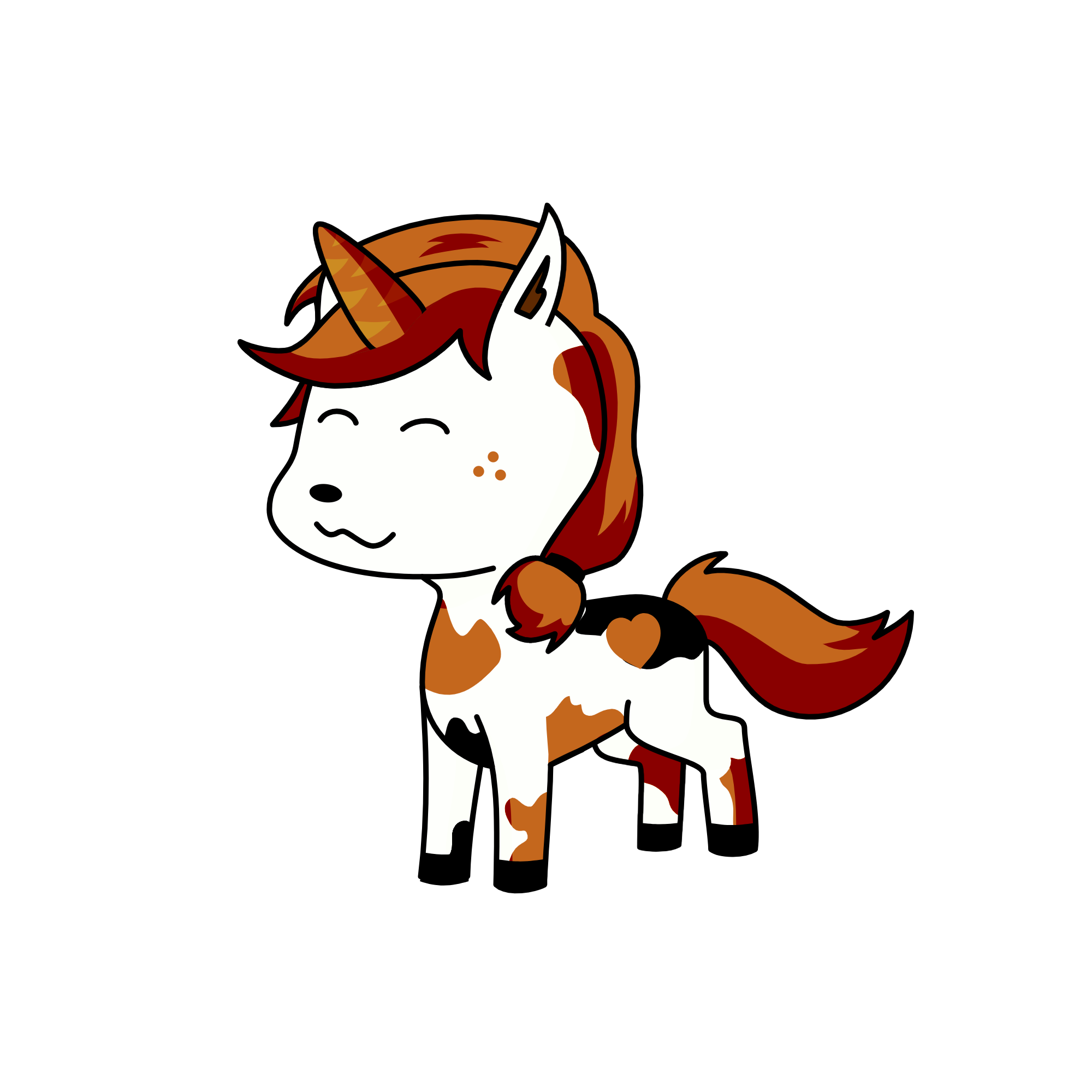 Calico Catacorn, the unicorn