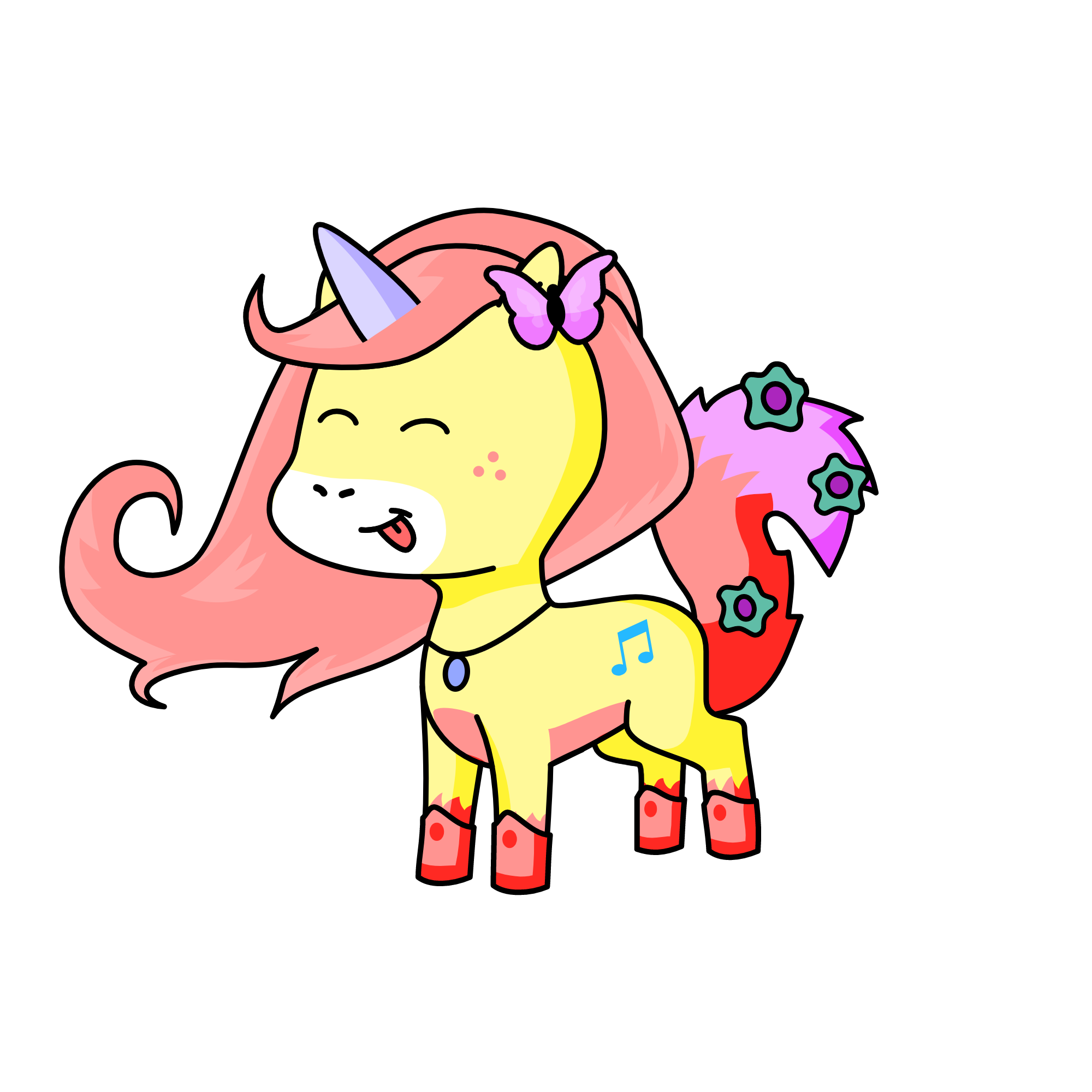 Musical wild-life, the unicorn