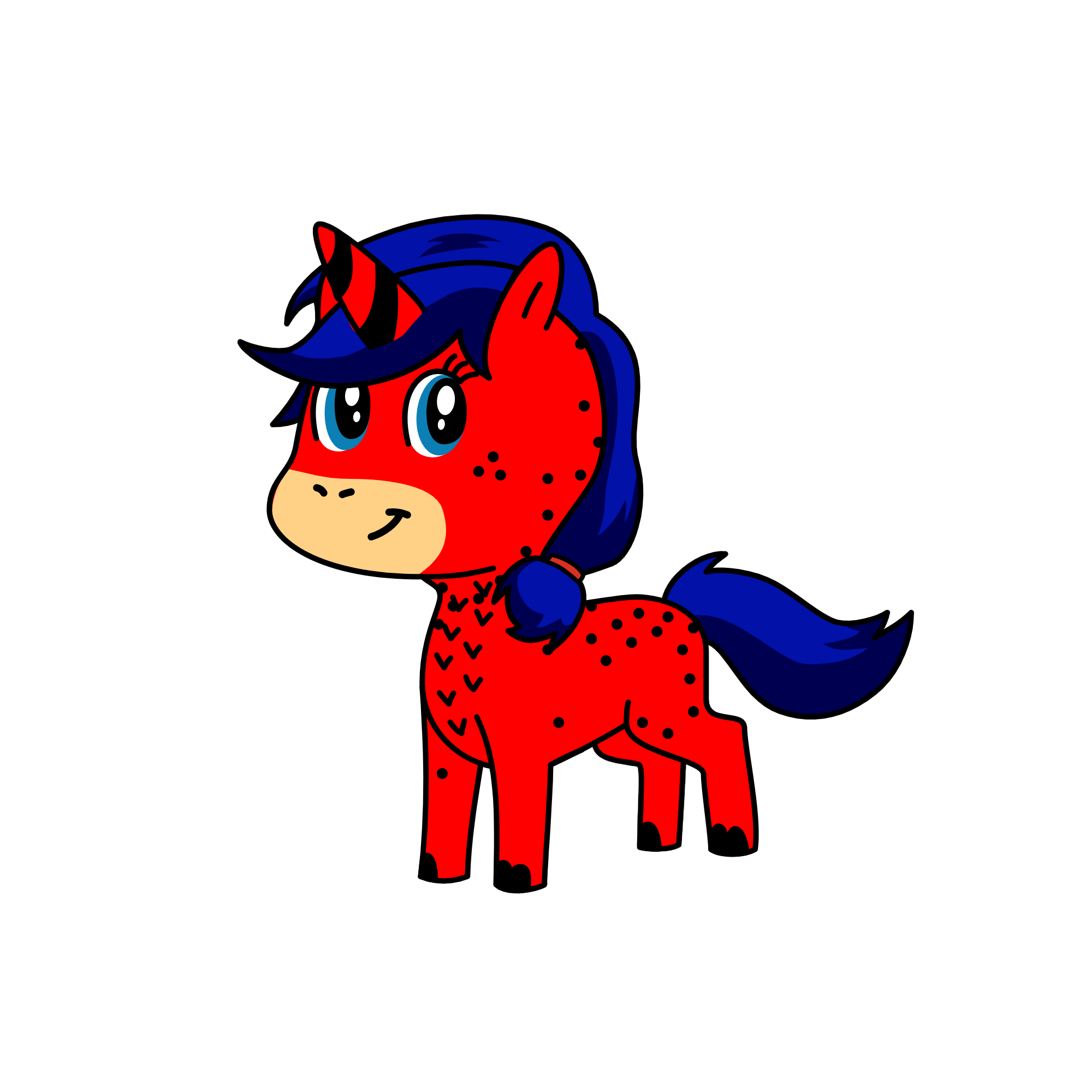 Ladybug, the unicorn