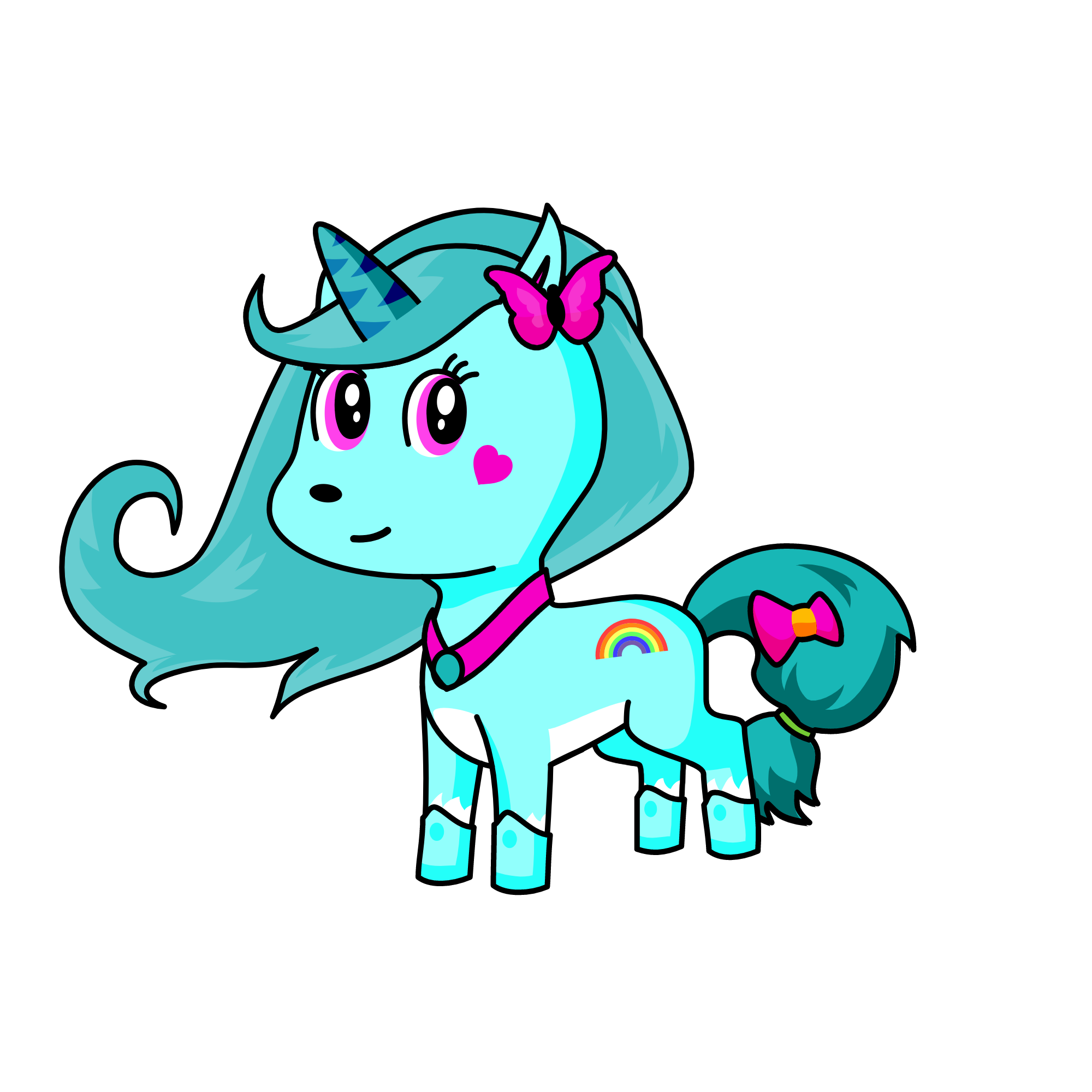 Cutie, the unicorn