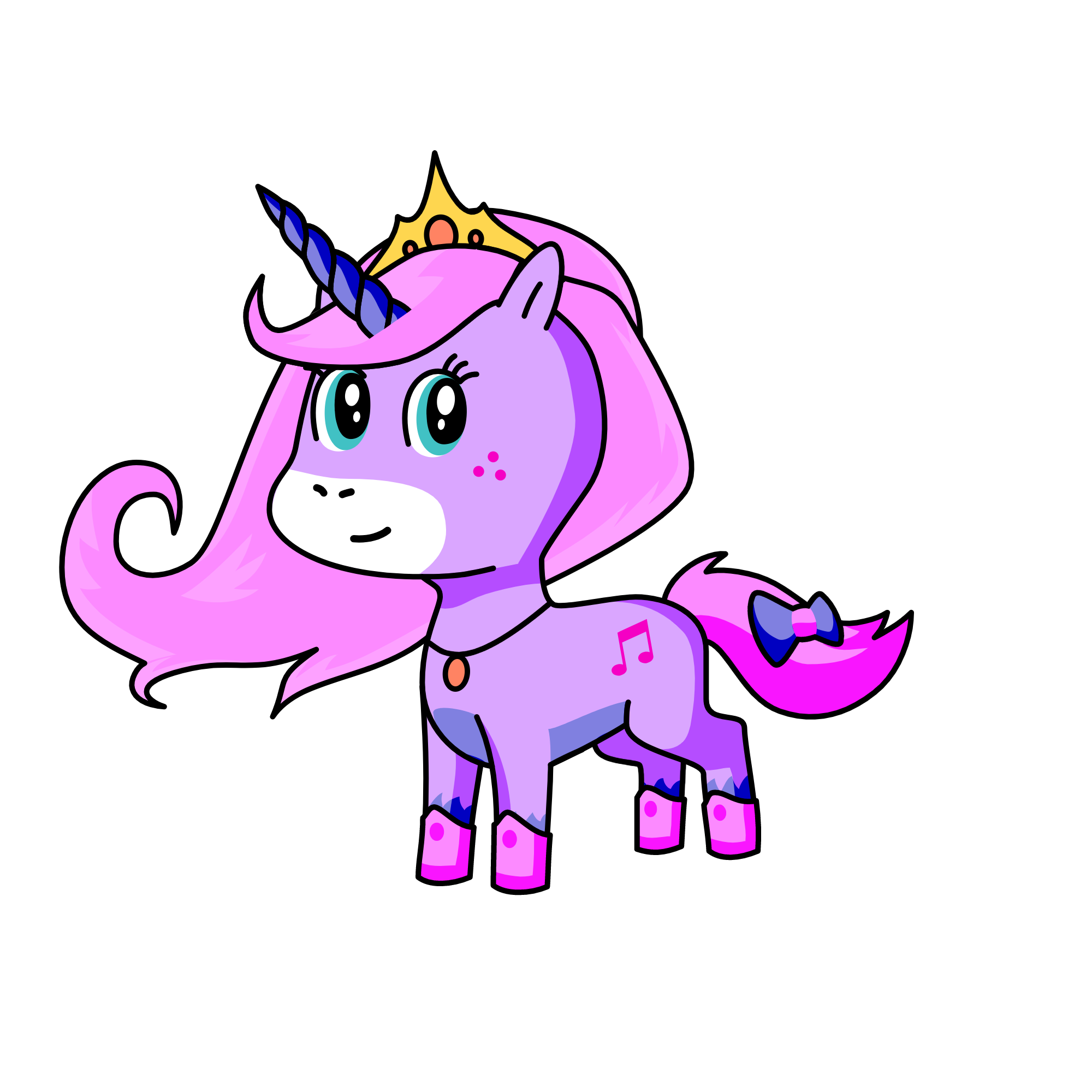 musical princess, the unicorn