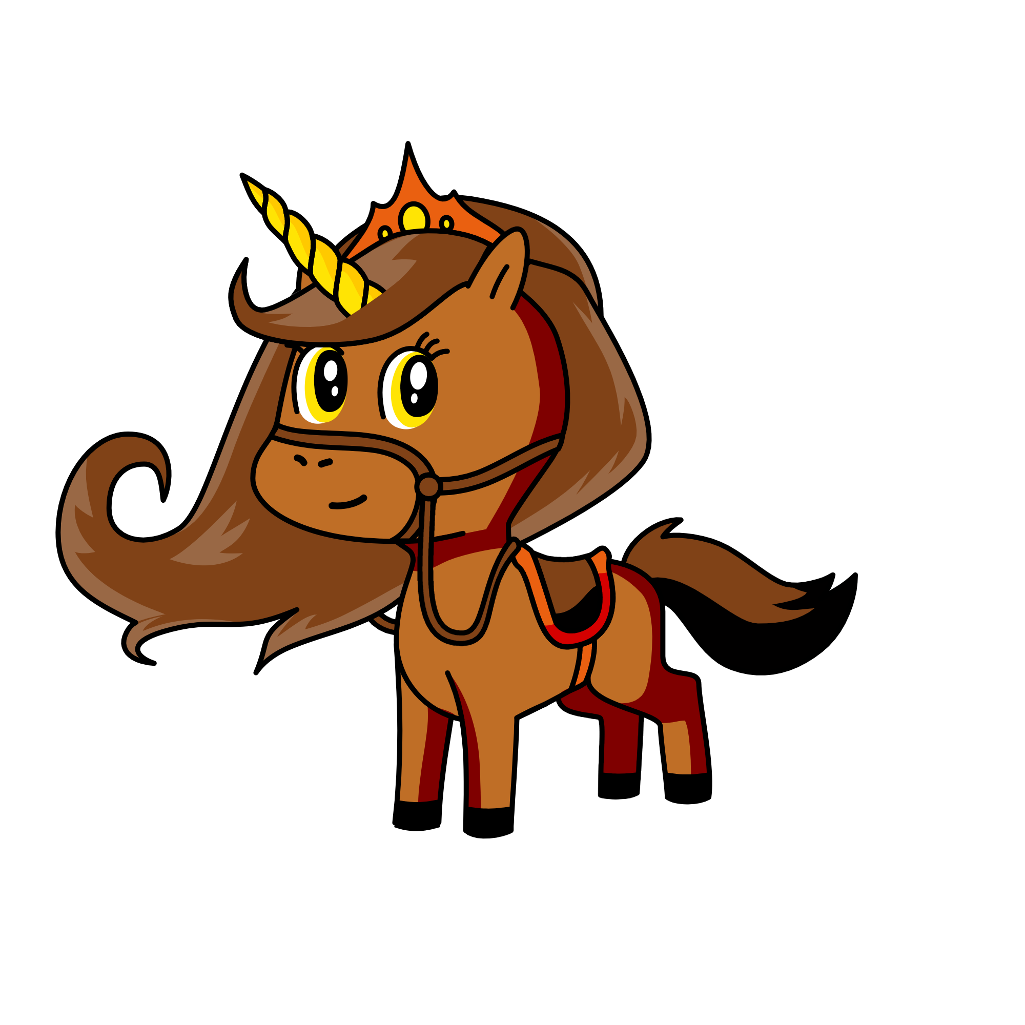 Sahara, the unicorn