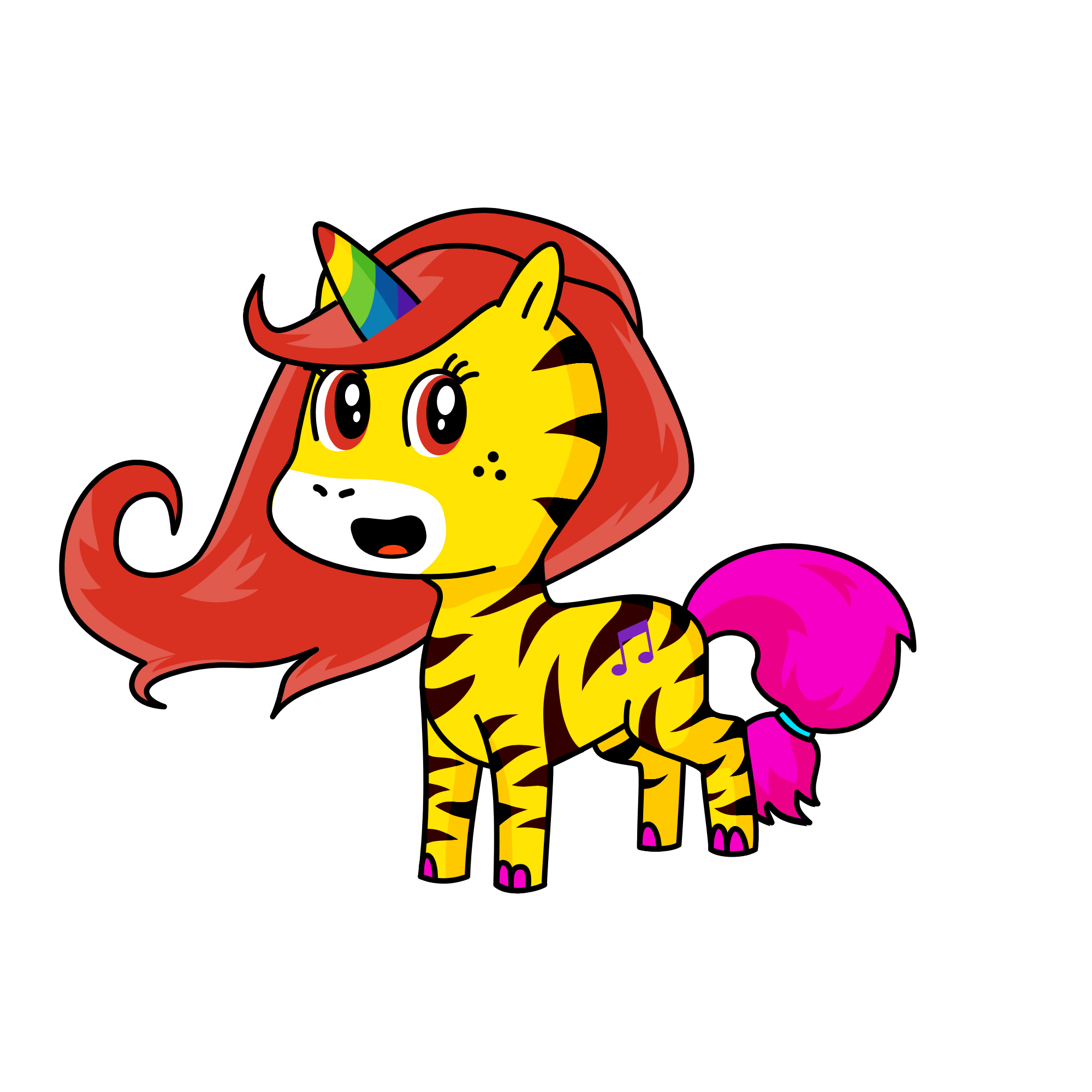 โค๏ธ๐งก๐๐๐๐, the unicorn