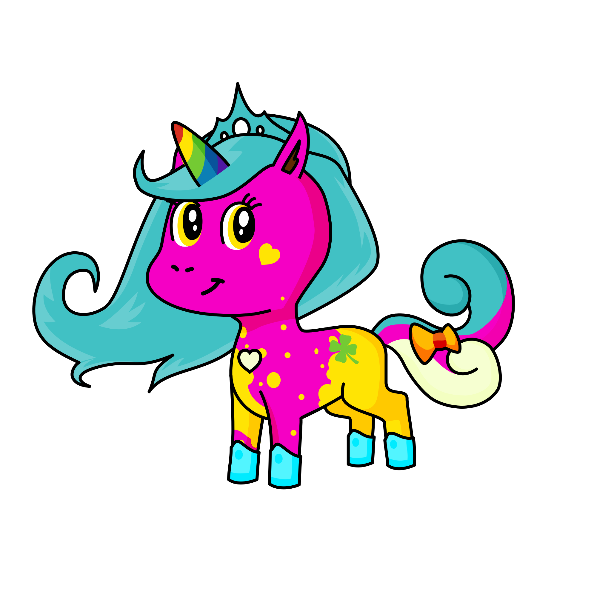 Princess Stardust, the unicorn