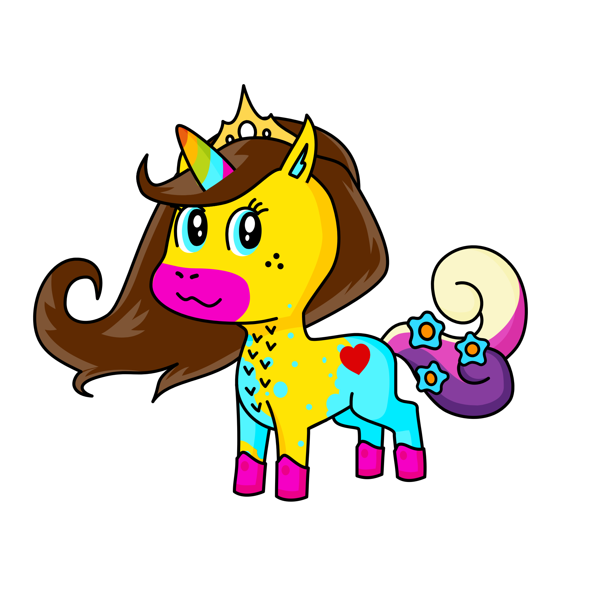 Princess Daydream, the unicorn