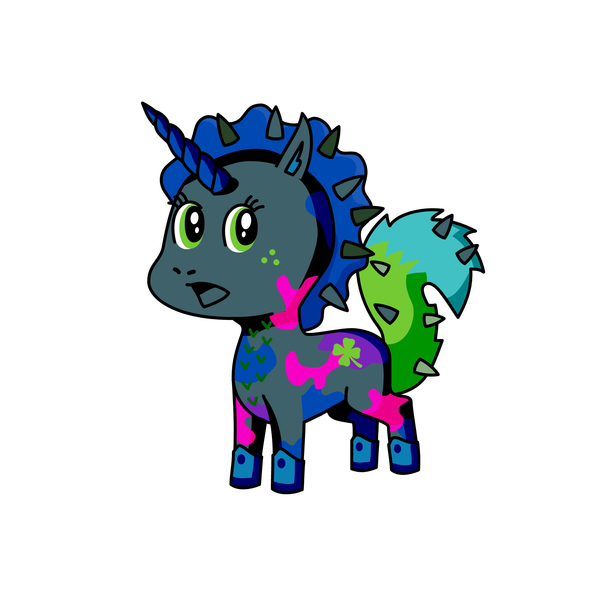 Swampy, the unicorn