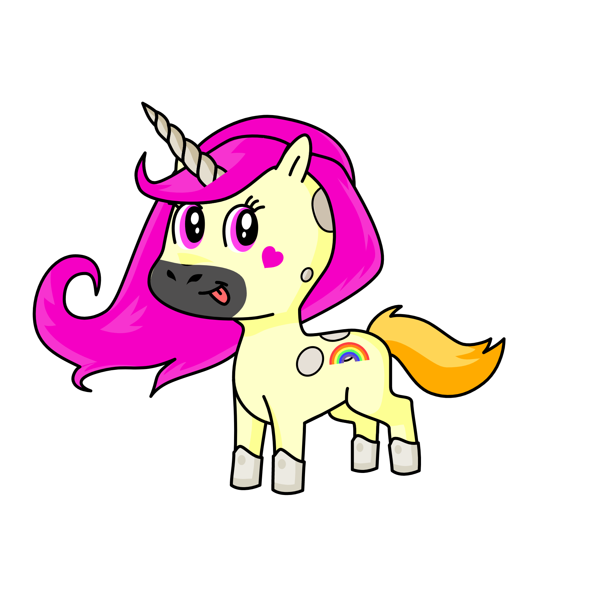Puffi, the unicorn
