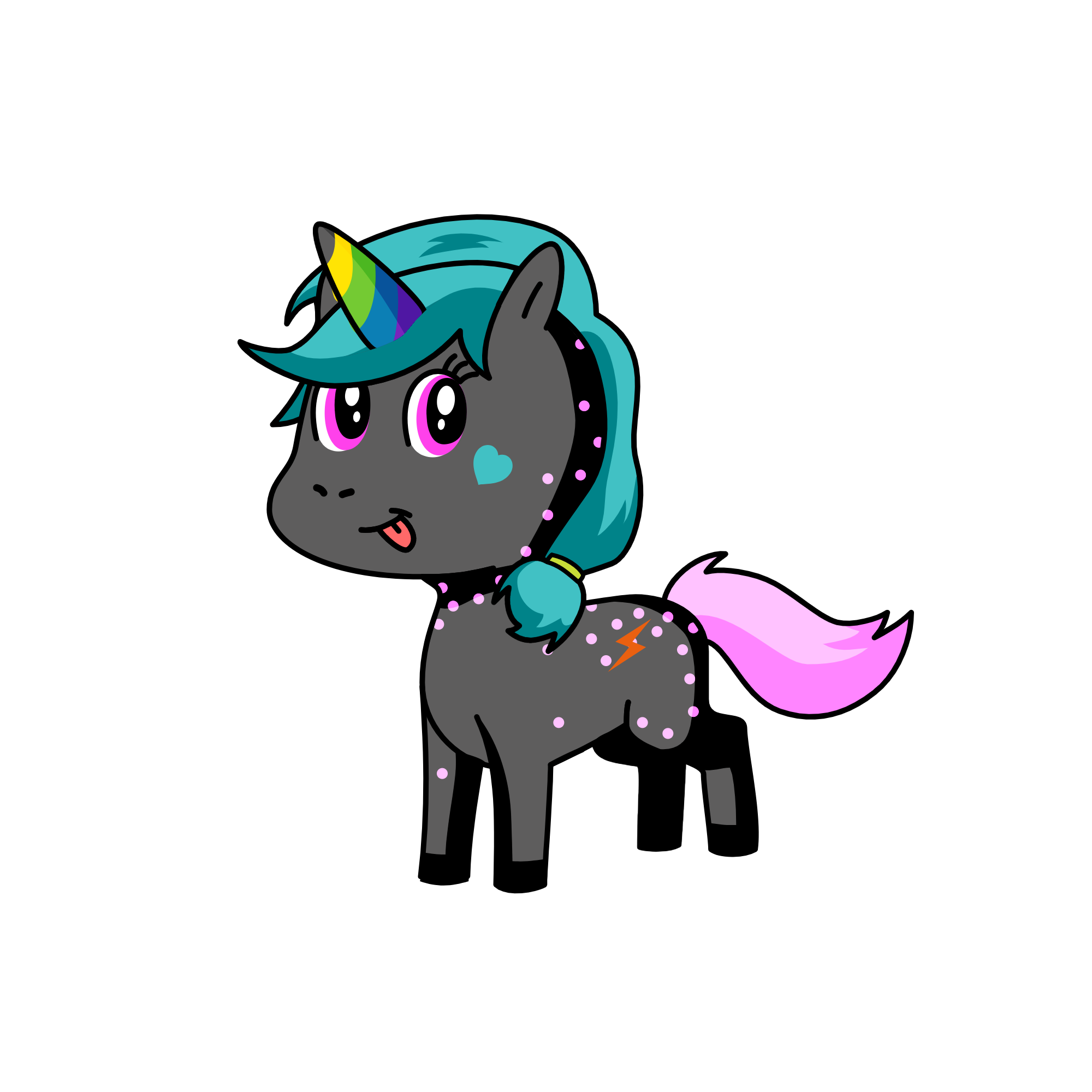 Ponçik, the unicorn