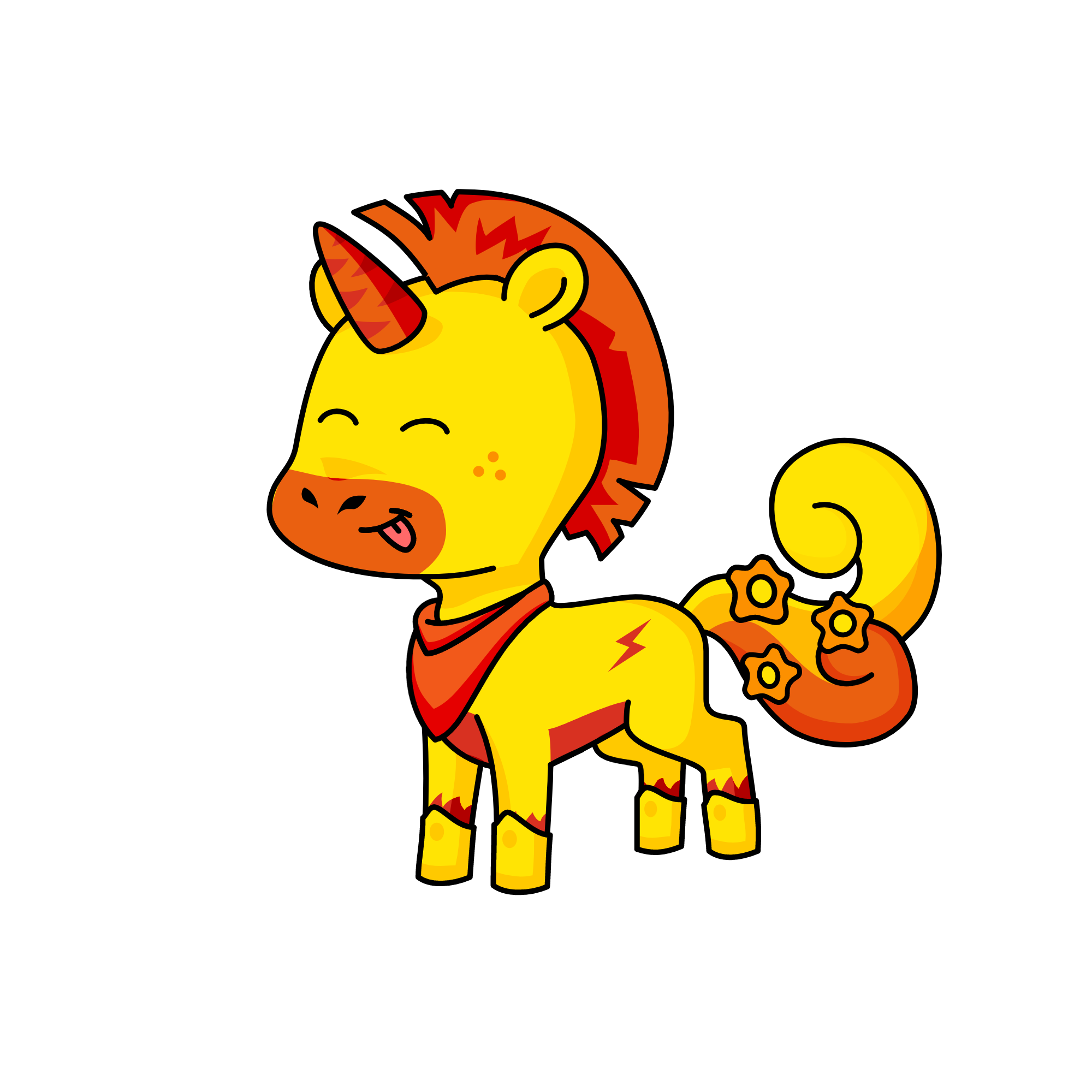 Sand, the unicorn