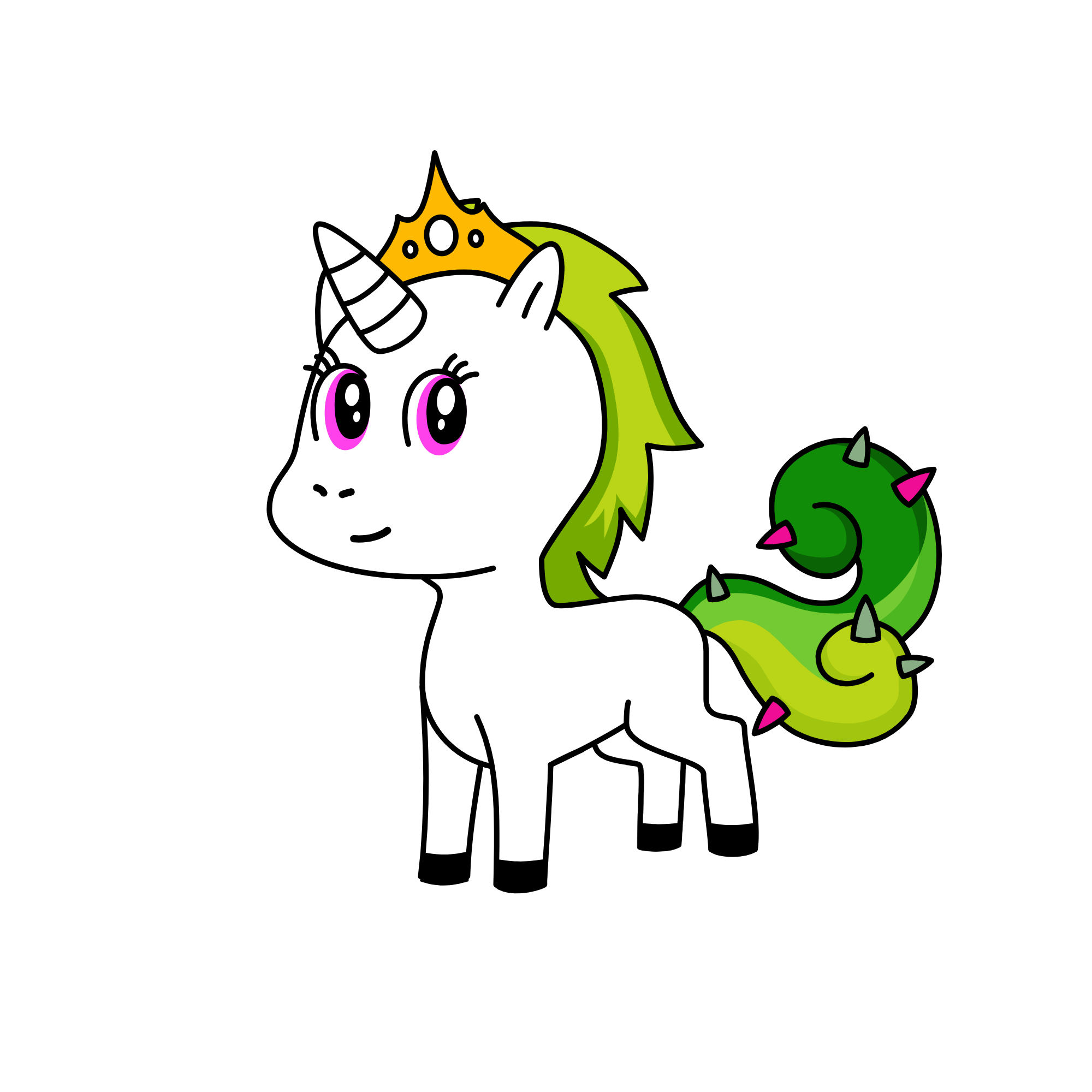 asdfg, the unicorn
