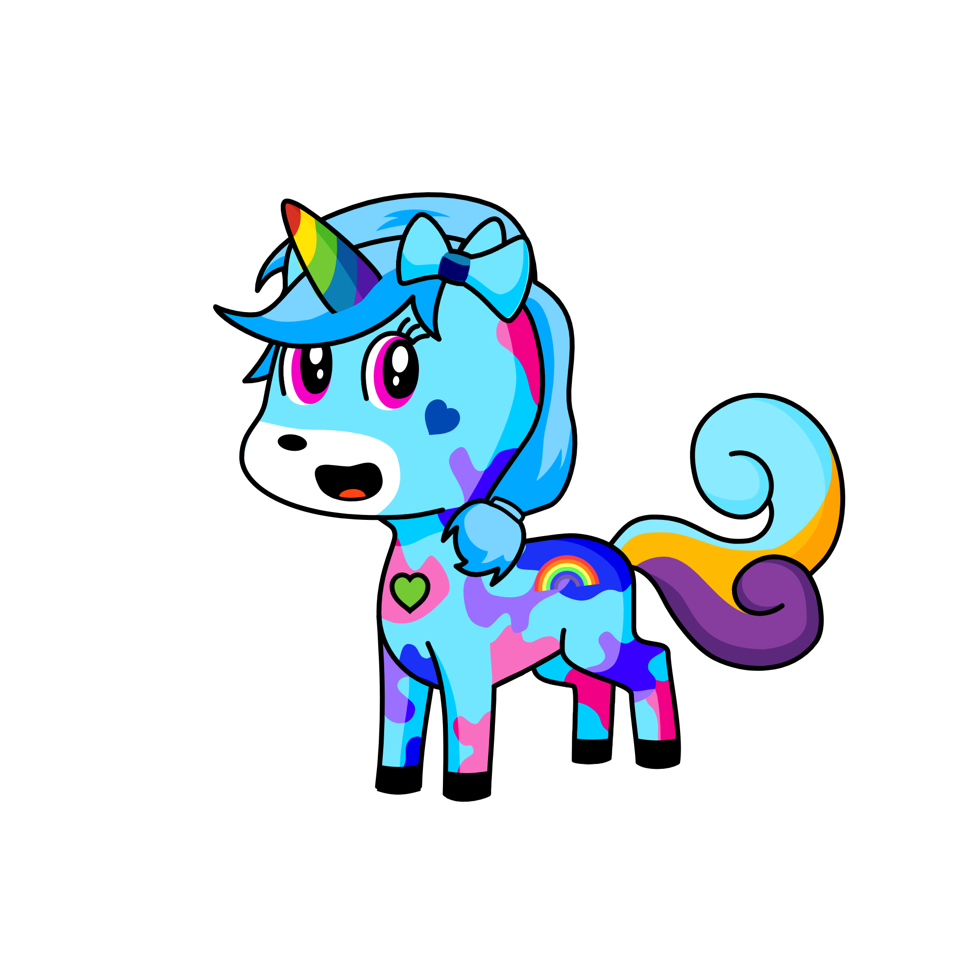 Humimale, the unicorn