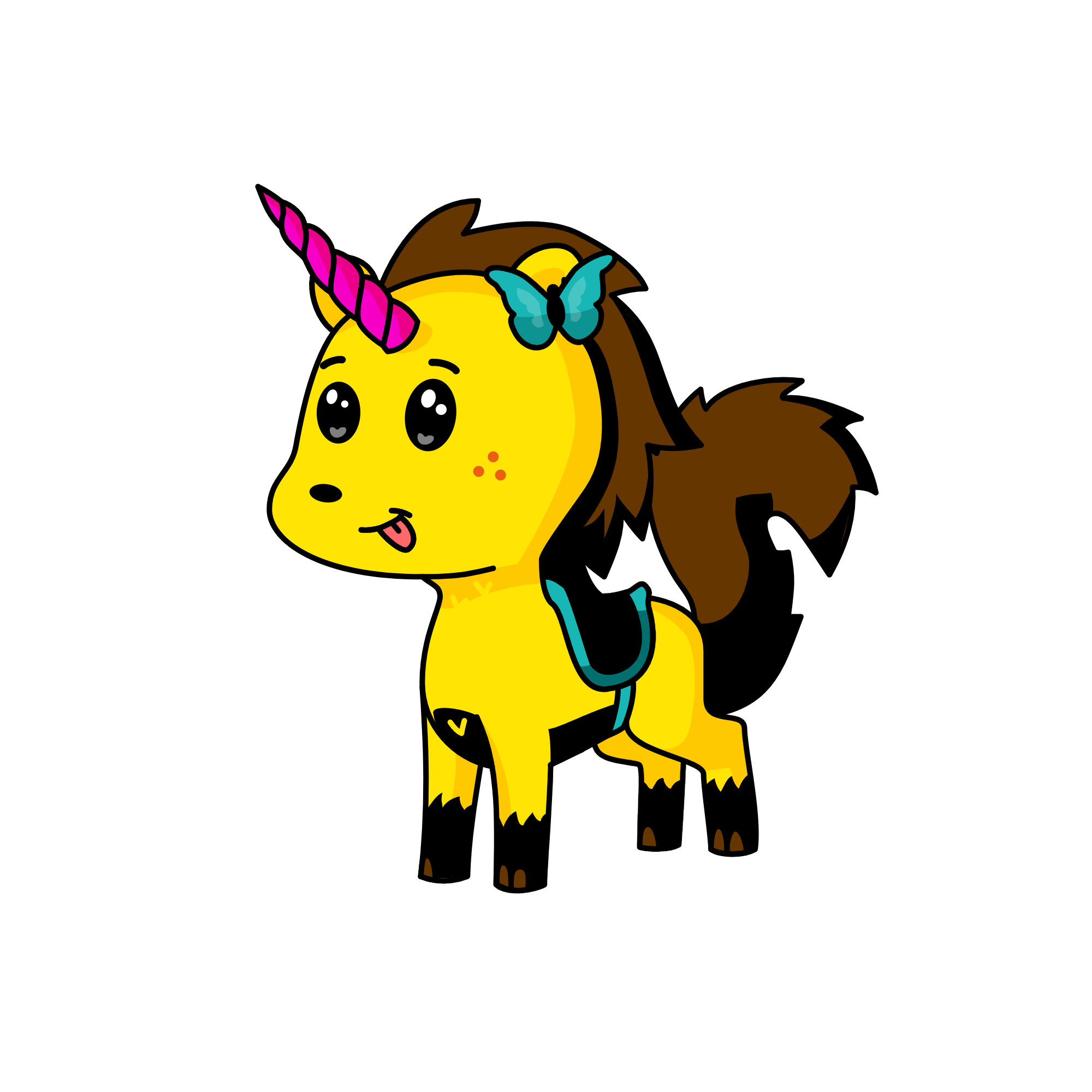 Me as a unicorn, the unicorn