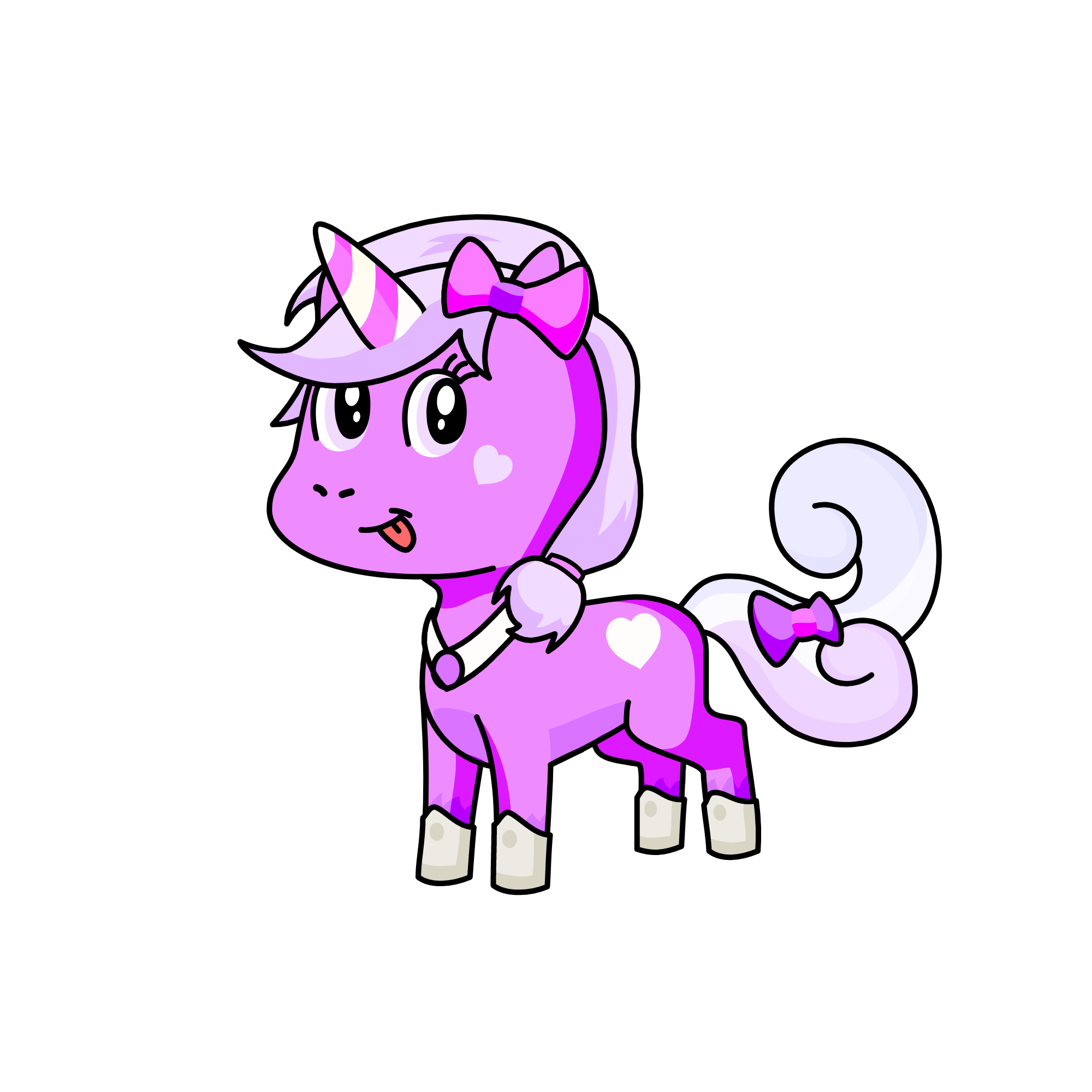 baby tinky, the unicorn