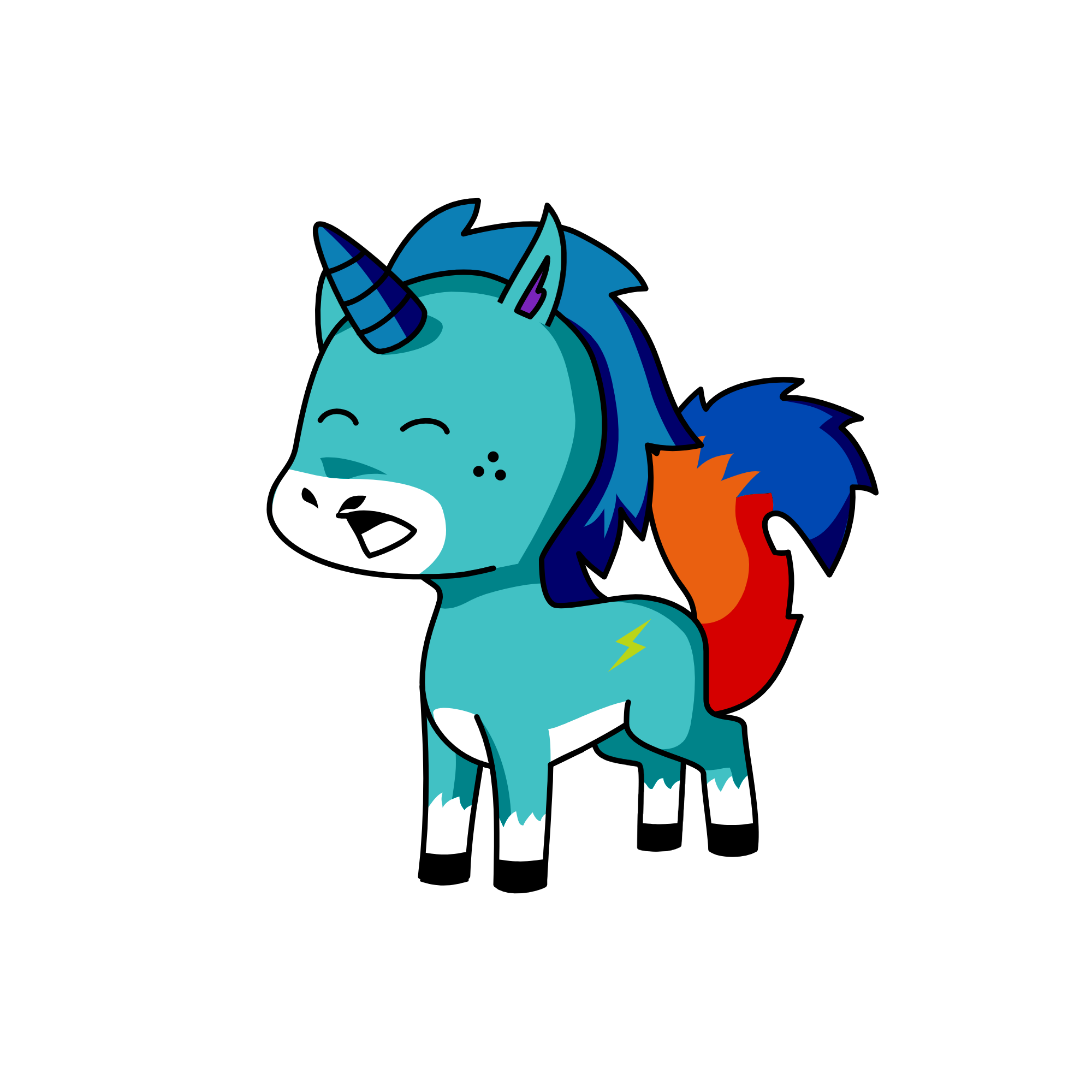fin, the unicorn